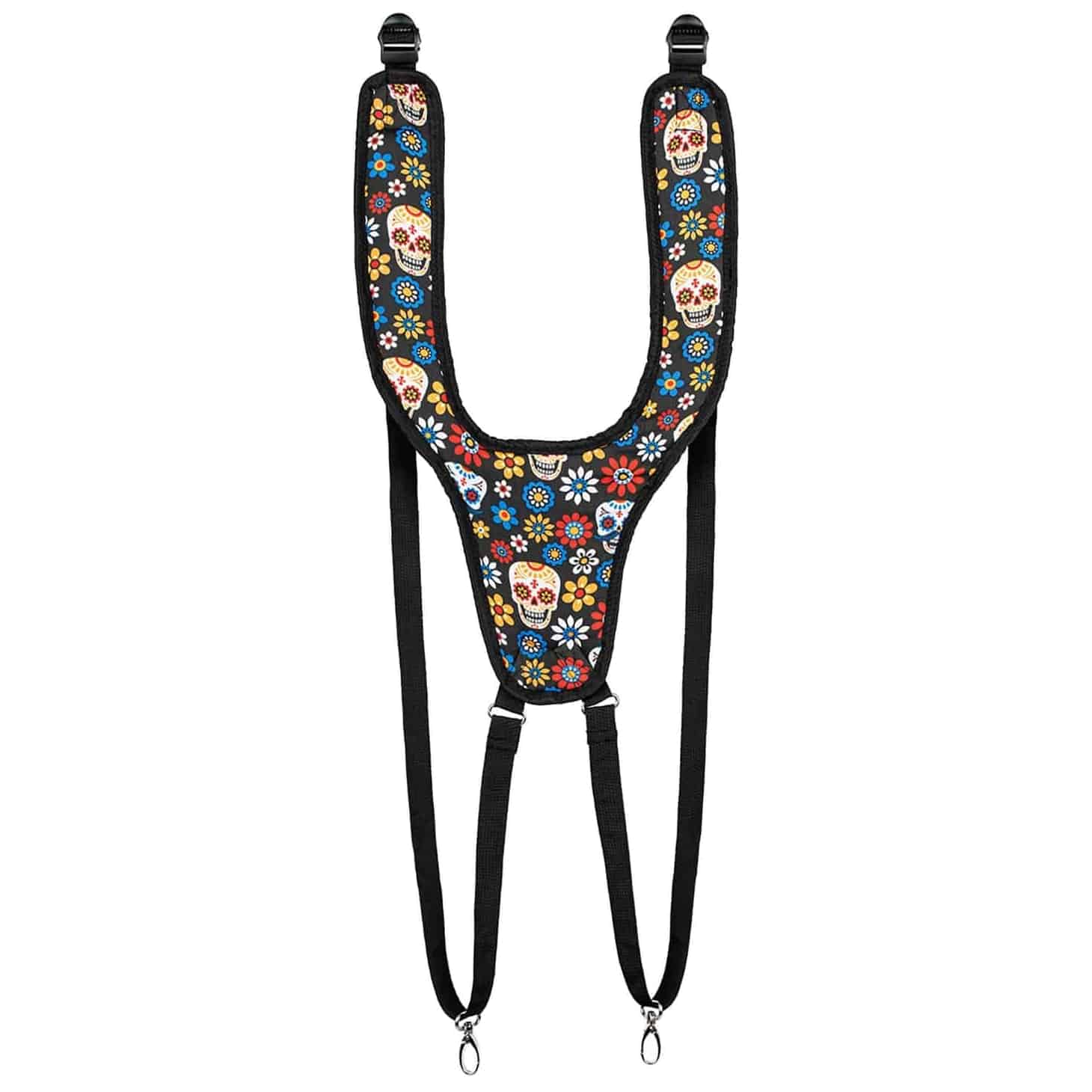 Meinl Percussion - Meinl Percussion MDJS1DA Designer Djembe Strap, Day Of The Dead