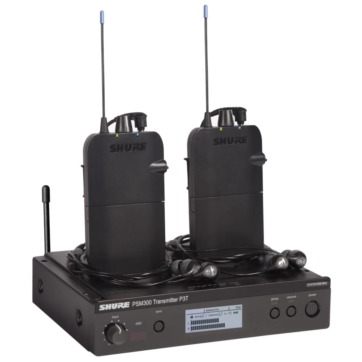 Shure - Shure PSM 300 TwinPack P3TER112TW-S8 - 2
