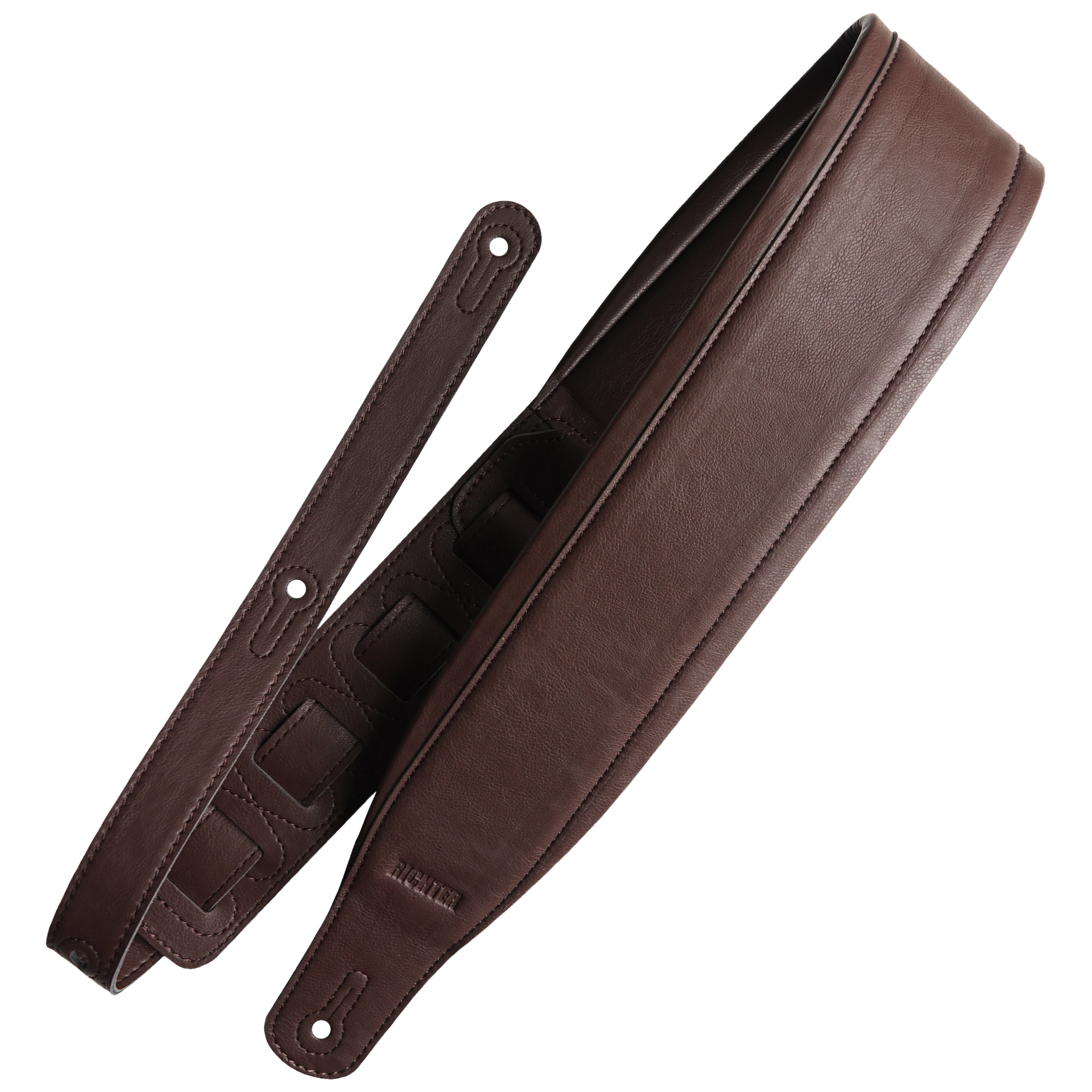 Richter Backline Gitarrengurt Leatherette I Vegan Brown