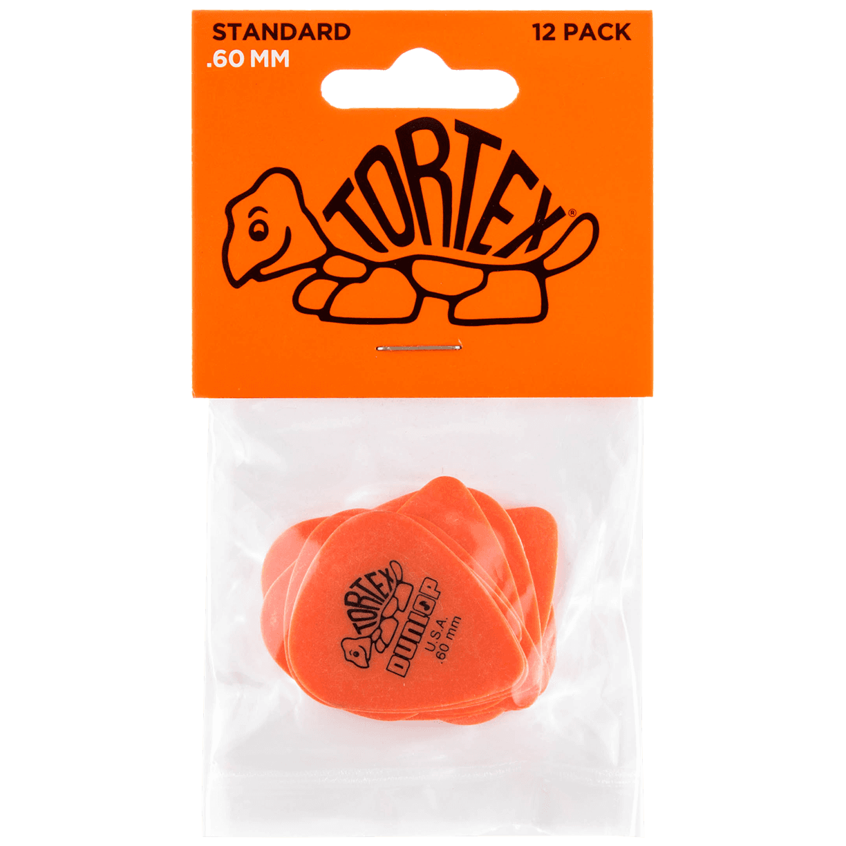 Dunlop Pick Tortex Standard 0.60 Player's Pack 12 Stück