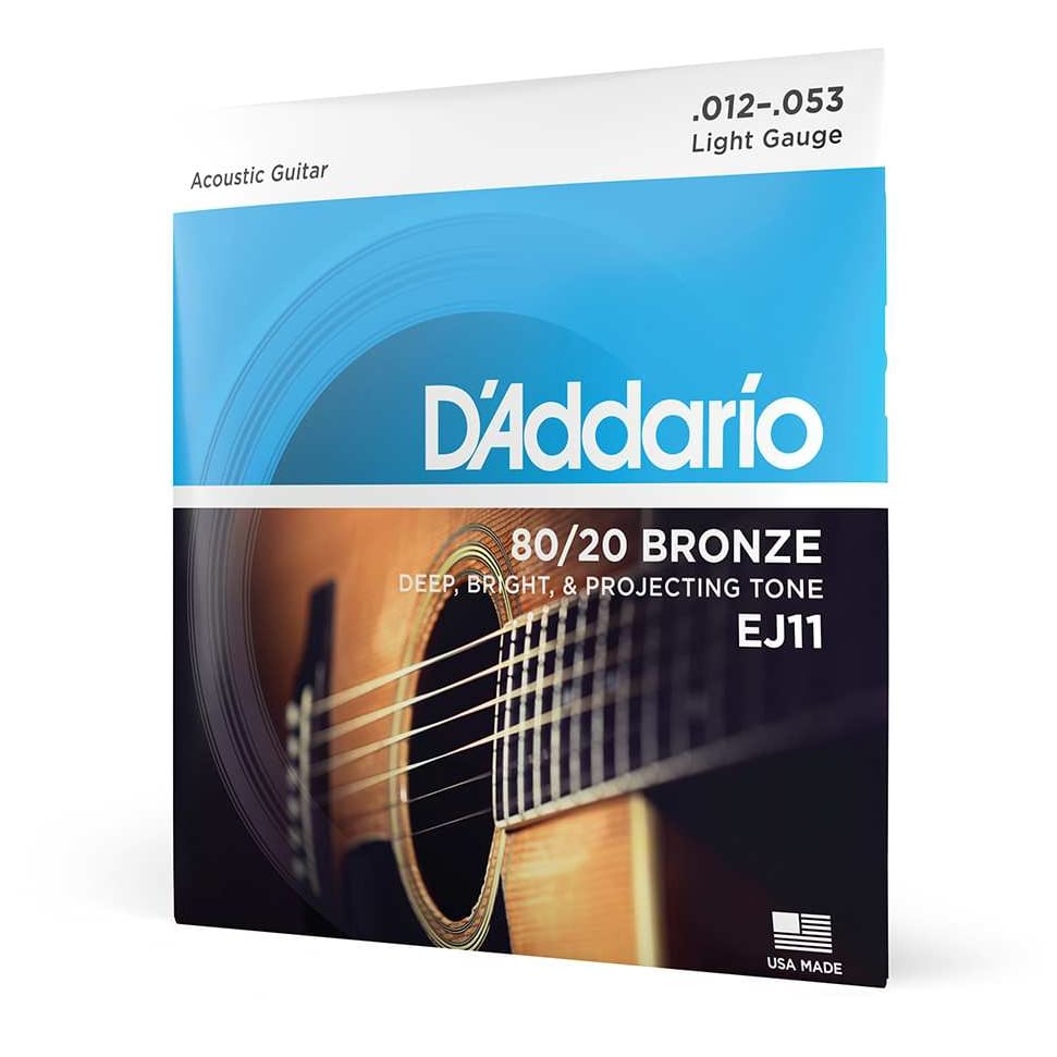 Image of D’addario ej11  acoustic 80 20 bronze  012 053 10012339 4