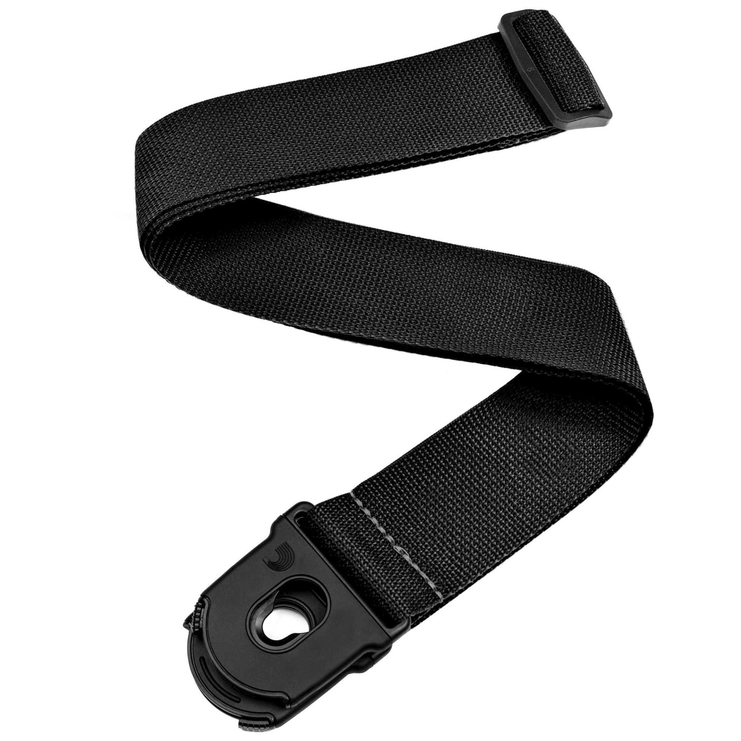 D’Addario - D’Addario Gitarrengurt - Poly Pro, Planet Lock, Black - 1