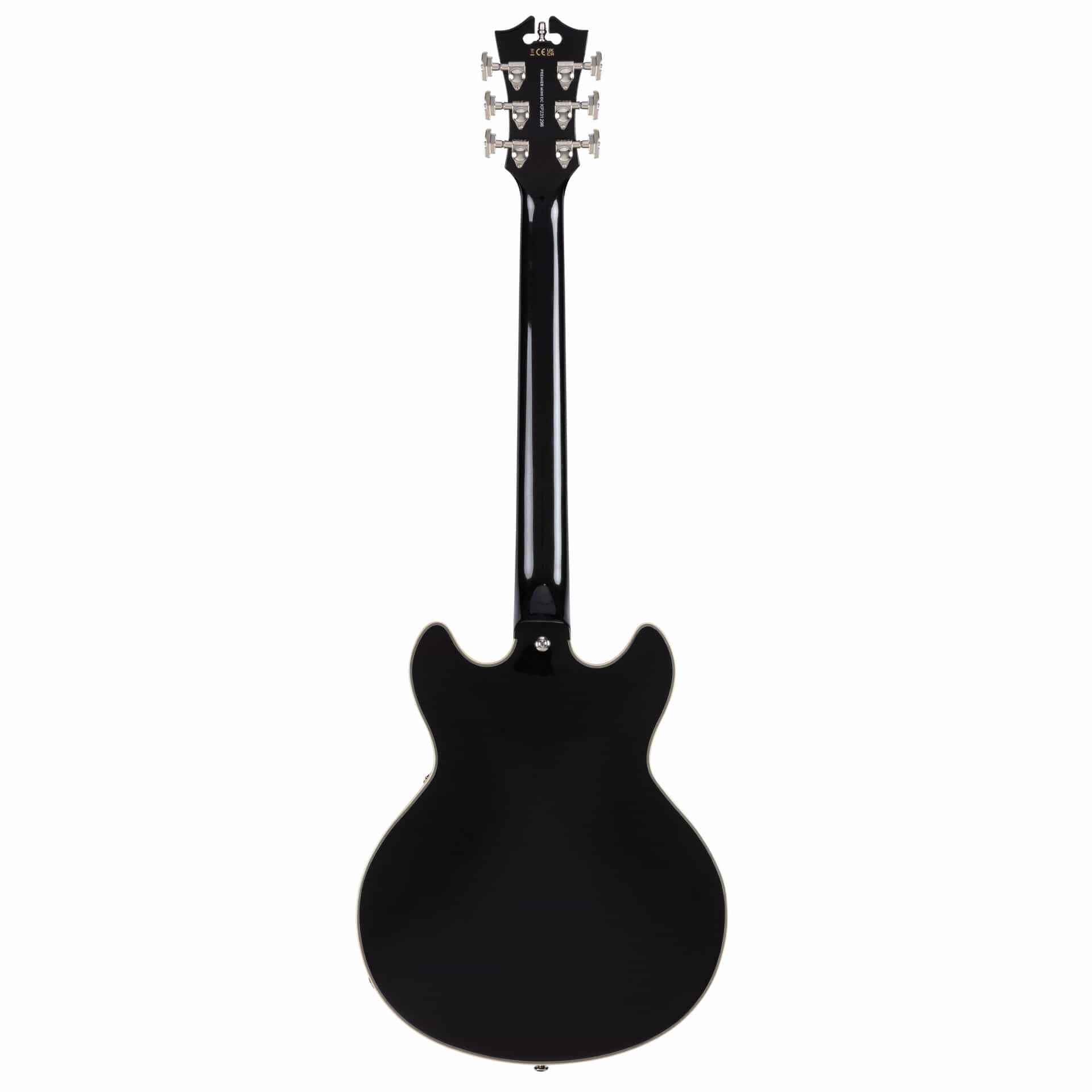 D’Angelico Guitars Premier Mini DC Black Flake 1