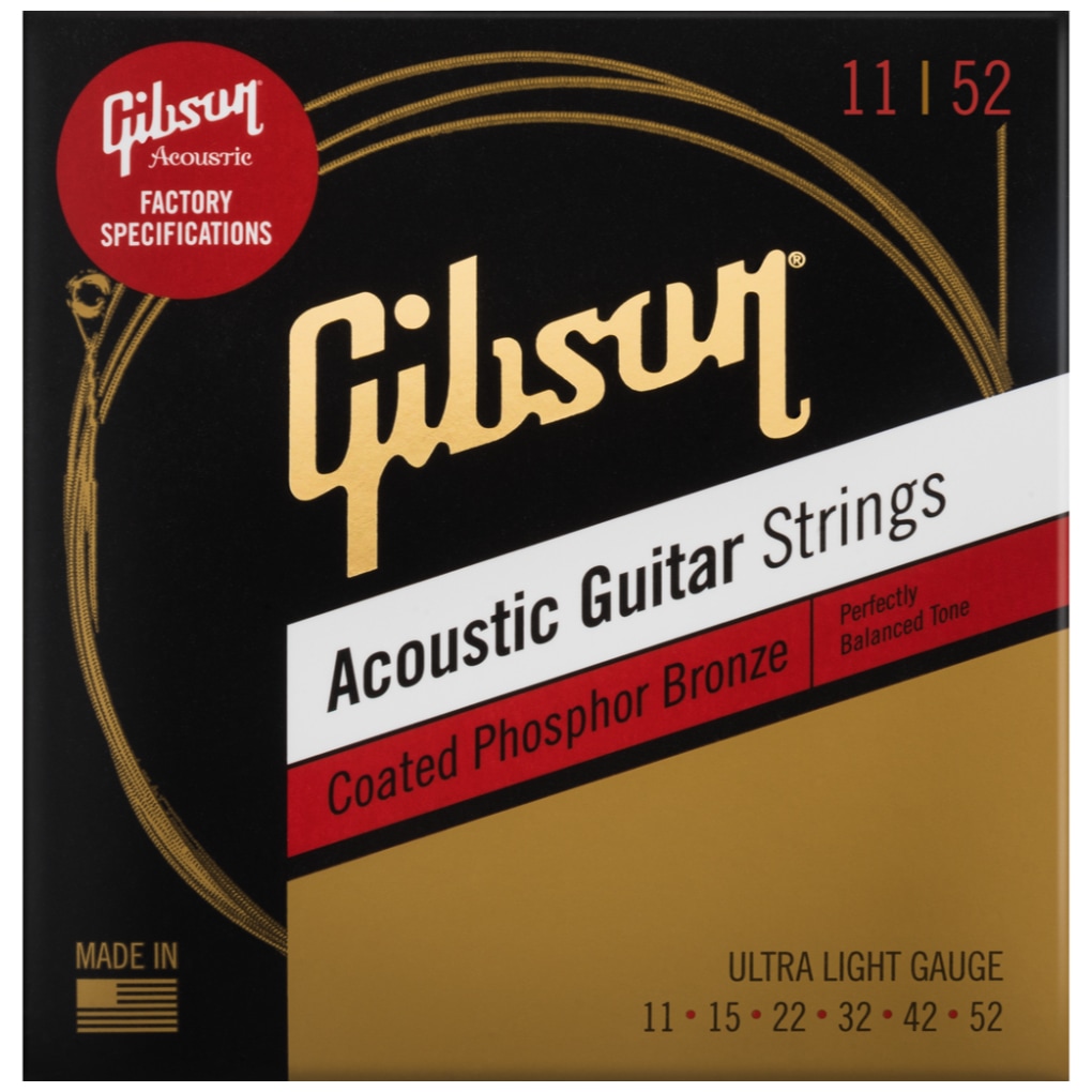 Gibson - Gibson Acoustic Saiten Coated Phosphor Bronze Ultra-Light 011-052
