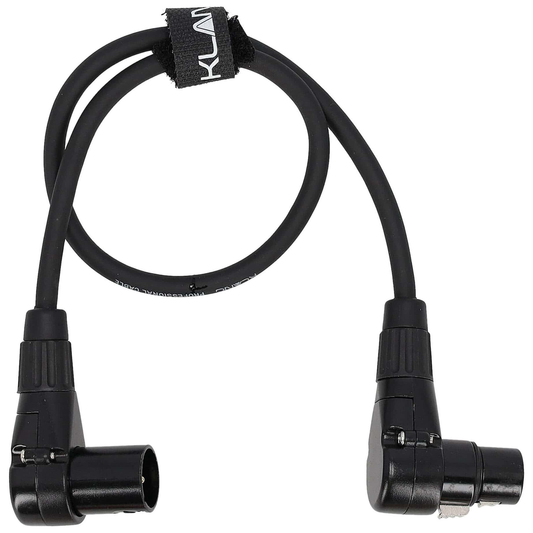 Klang Patchkabel XLR male 90°/XLR female 90° 0,50 Meter