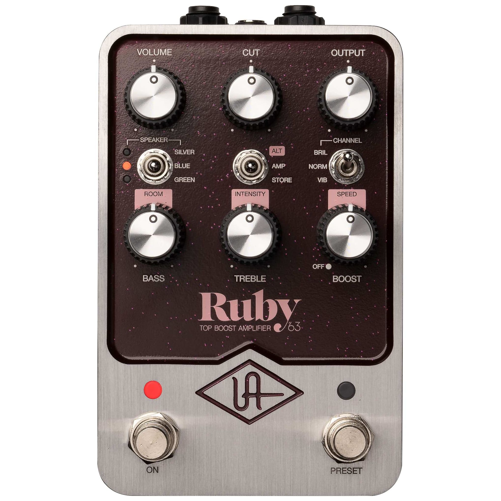 Image of Universal audio uafx ruby 63 top boost amplifier 10027752 0