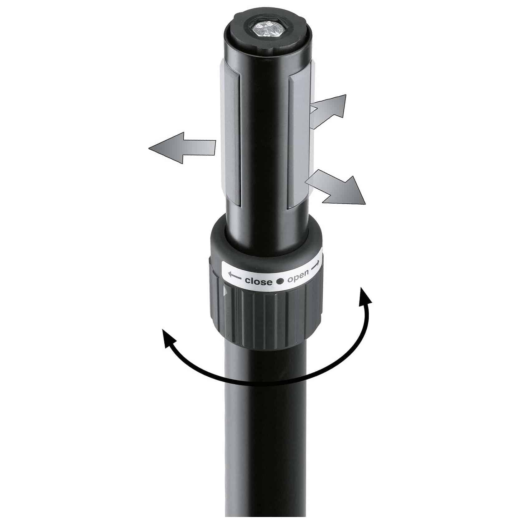 König Meyer - König Meyer 21366 Distanzrohr Ring Lock Schwarz - 3