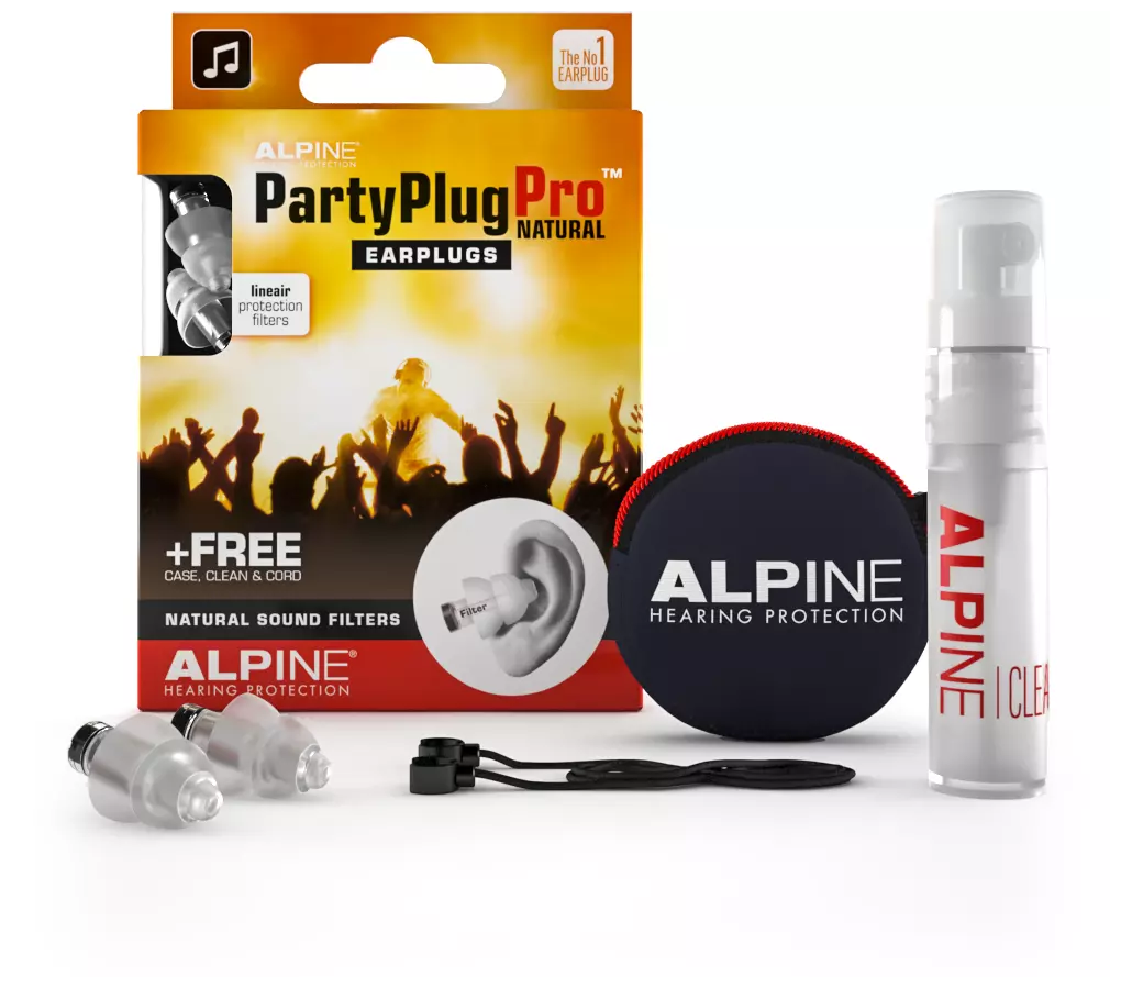 Alpine Hearing Protection PartyPlug Pro Natural - Earplugs 3