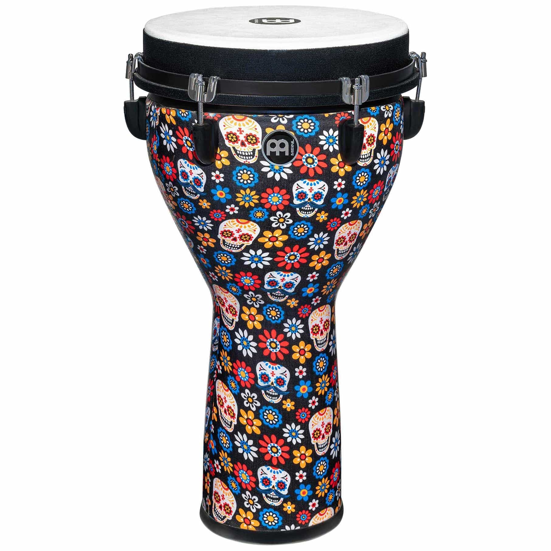 Meinl Percussion - Meinl Percussion JD12DA 12 Jumbo Djembe, Day Of The Dead