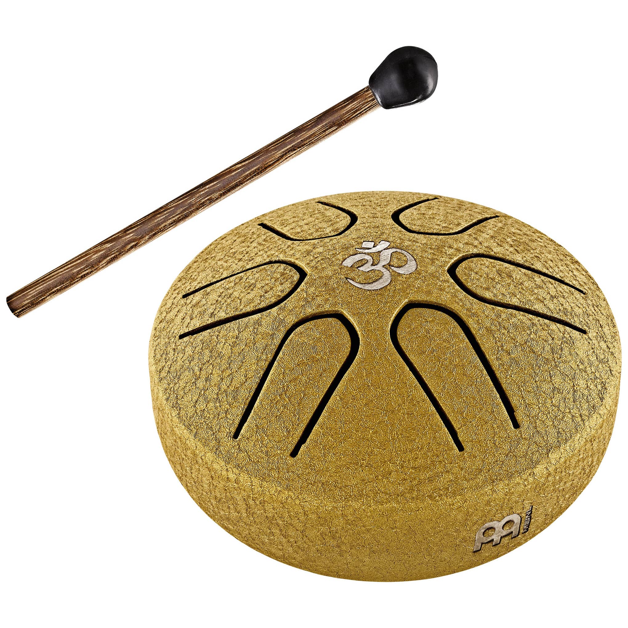 Meinl Sonic Energy PSTD3GOM - Pocket Steel Tongue Drum A Dur - 6 Töne - Gold, OM / 3"/7,6 cm 1