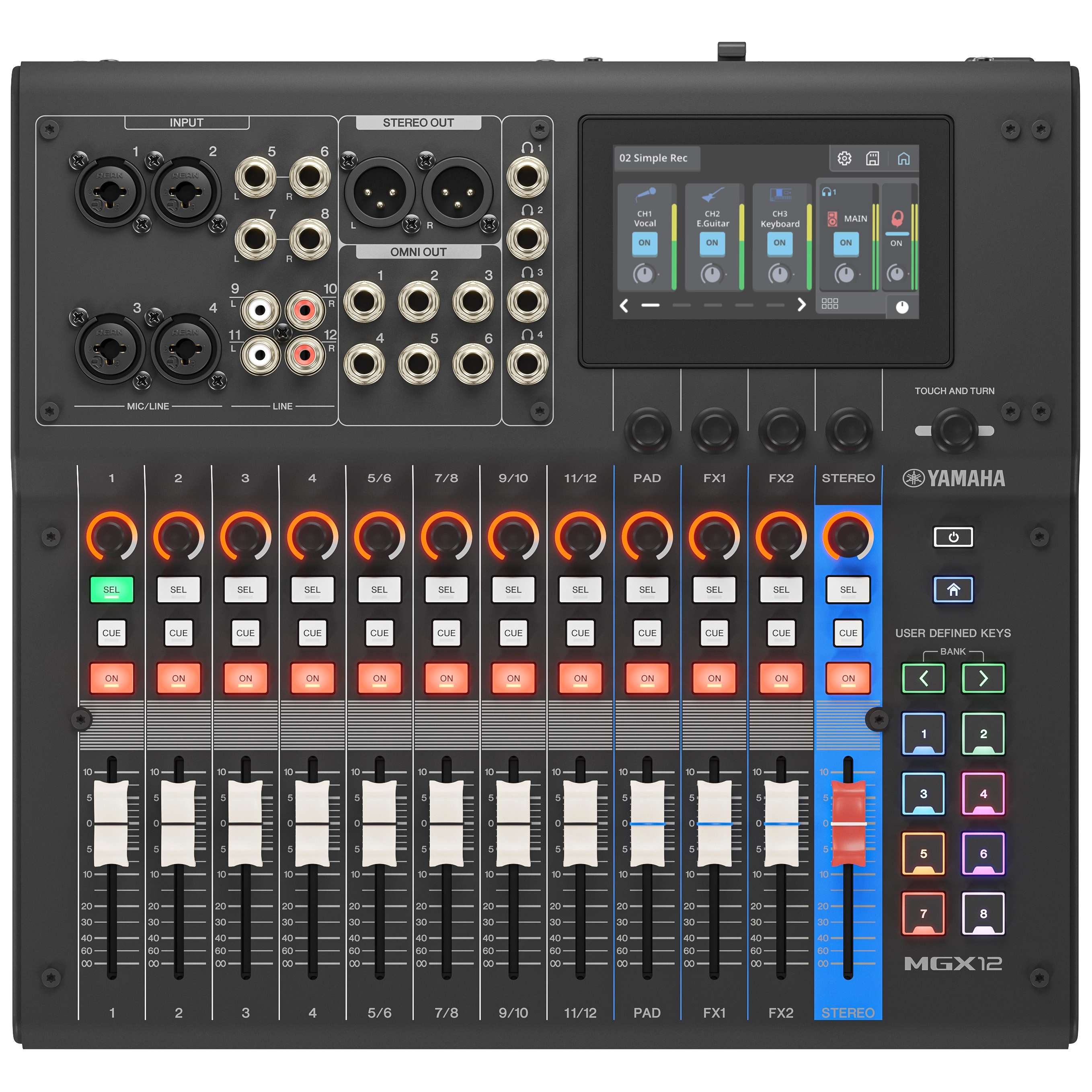 Yamaha MGX12 Digitalmischpult 5
