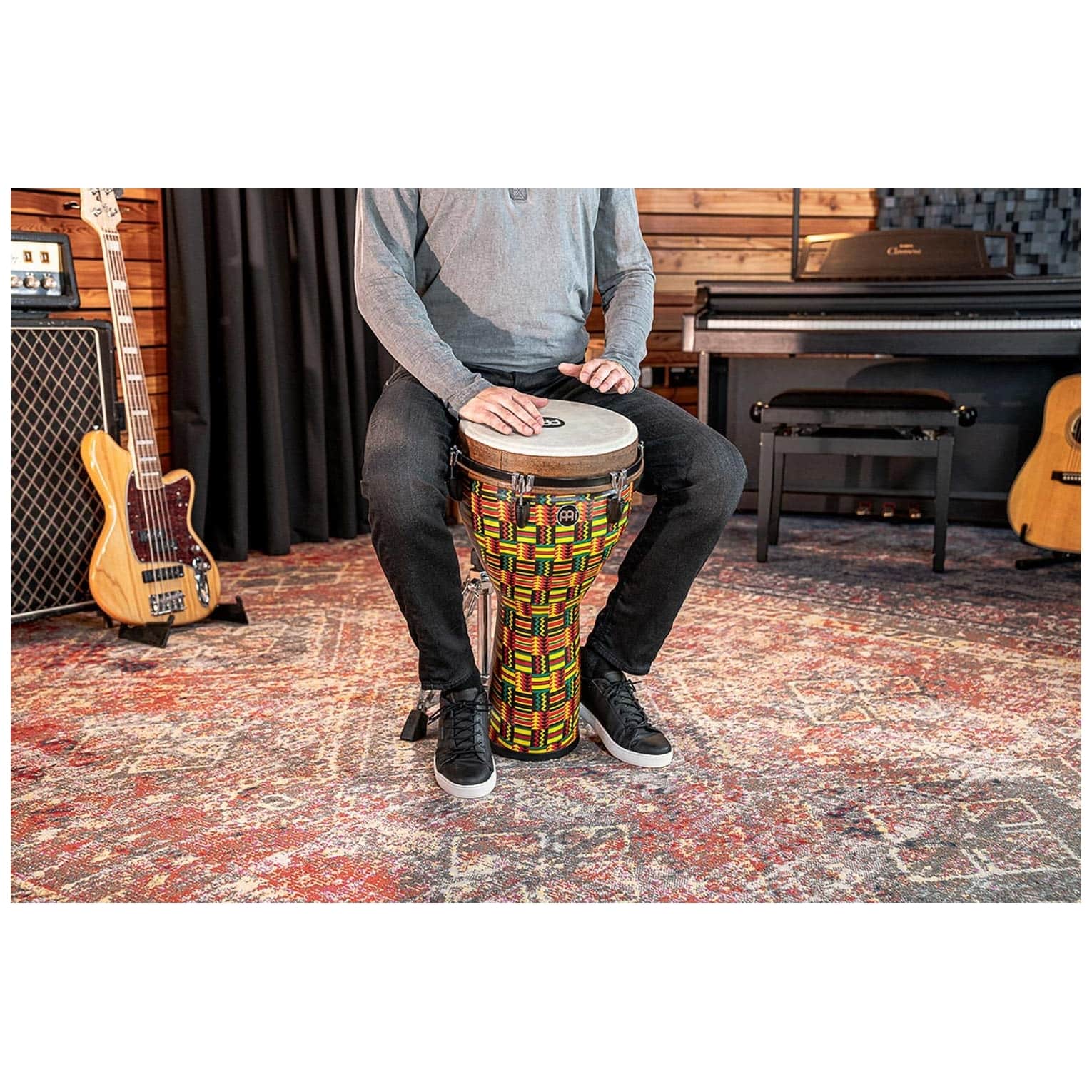 Meinl Percussion - Meinl Percussion JD12SI 12 Jumbo Djembe, Simbra - 7