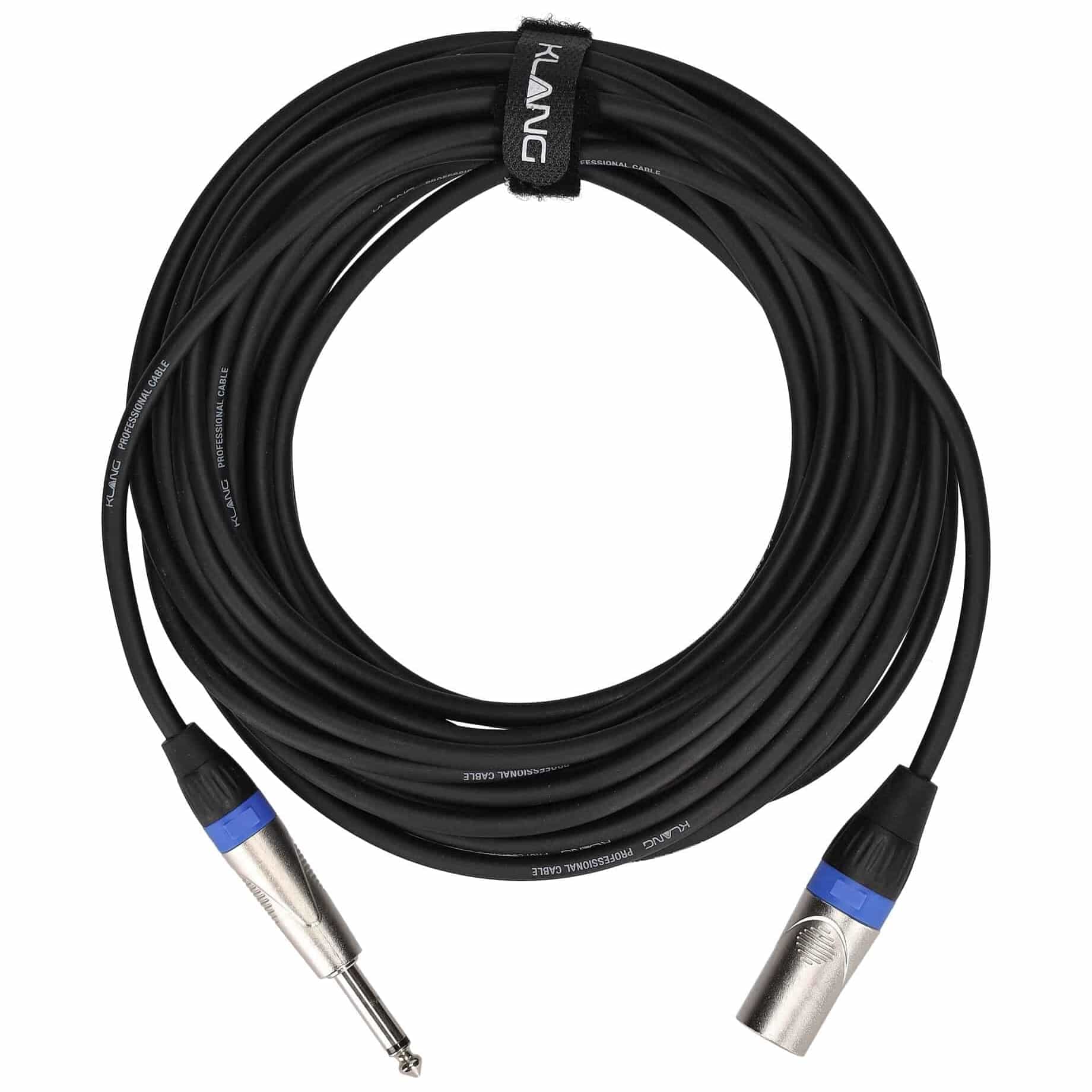 Klang - Klang Mikrofonkabel PRO, 10 Meter XLR male - 6,3 Klinke, male, mono