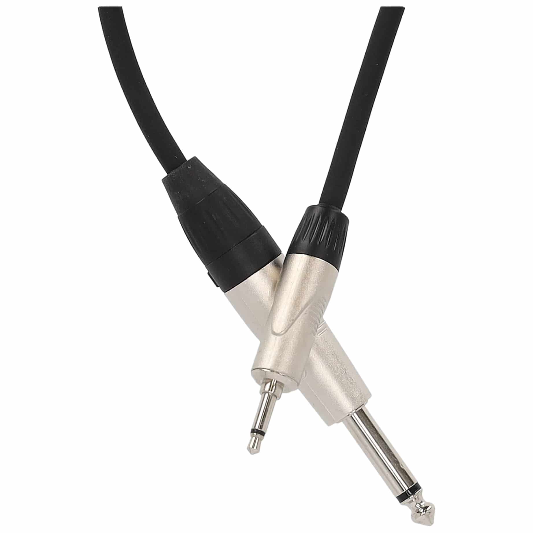 Image of Klang instrumentenkabel 3,5 mono klinkenstecker auf 6,3 klinkenstecker 6,3 mono 6 meter 10004532 2