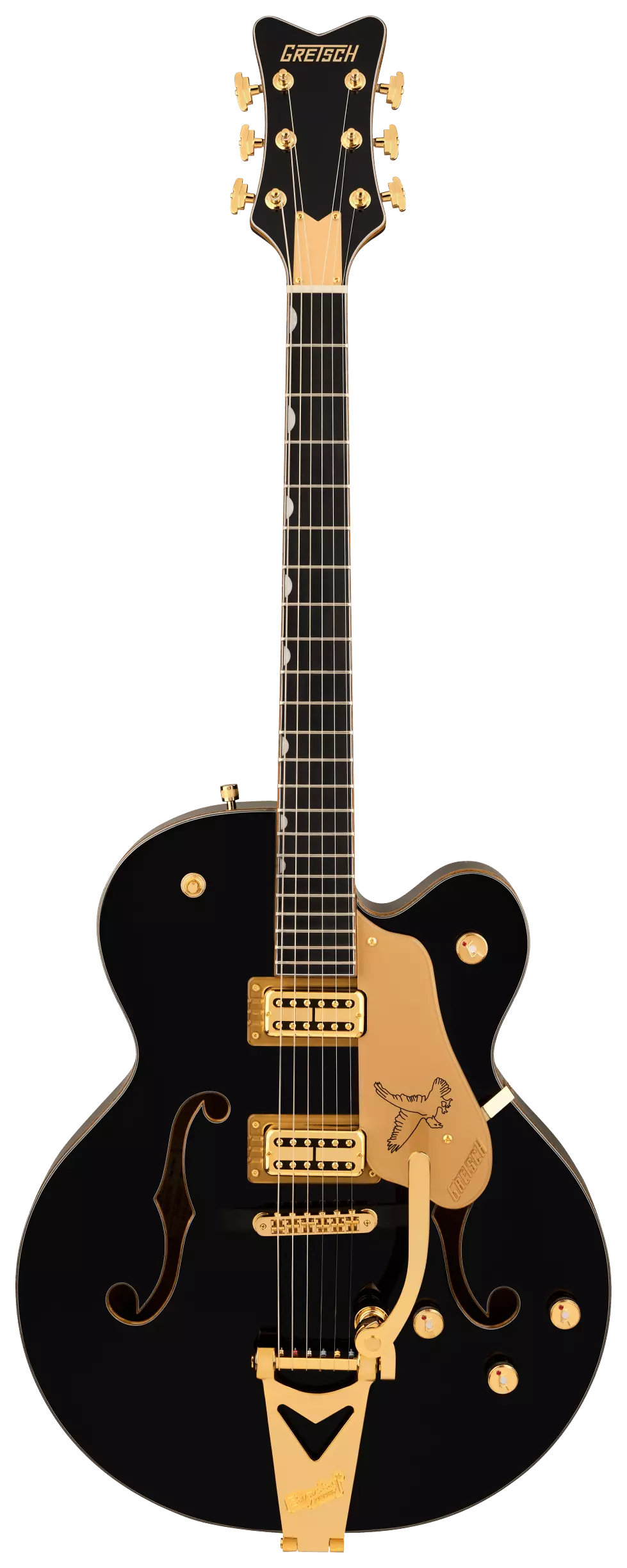 Gretsch Synchromatic Falcon Hollow Body SC Bigsby EB Black 4