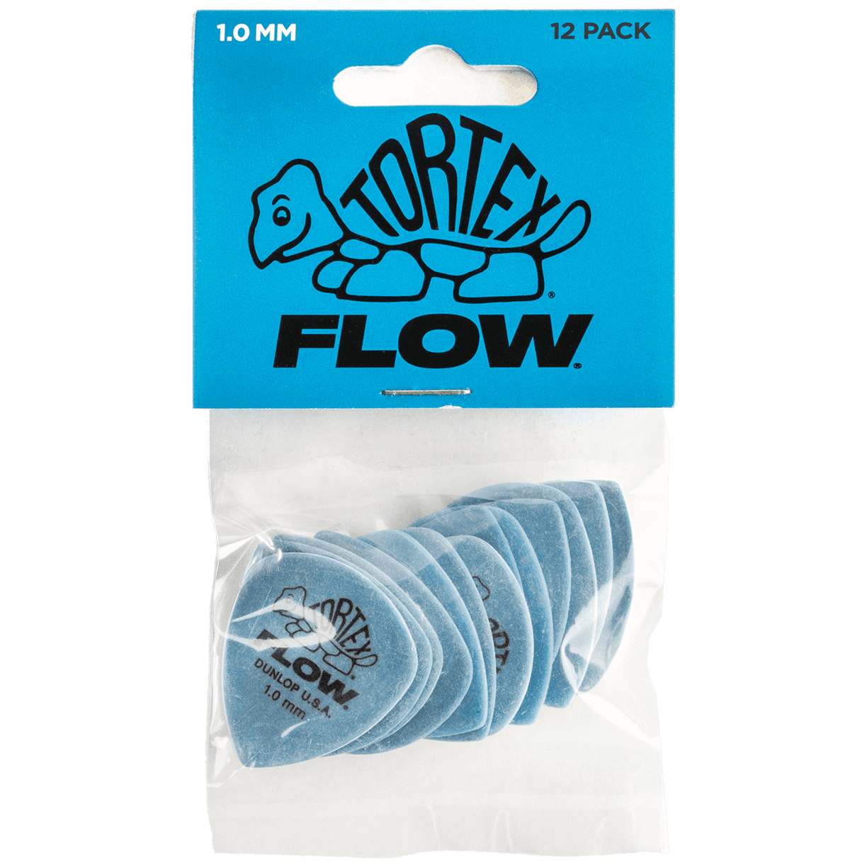 Dunlop Tortex Flow Std. Picks 1.00 Player's Pack 12 Stück