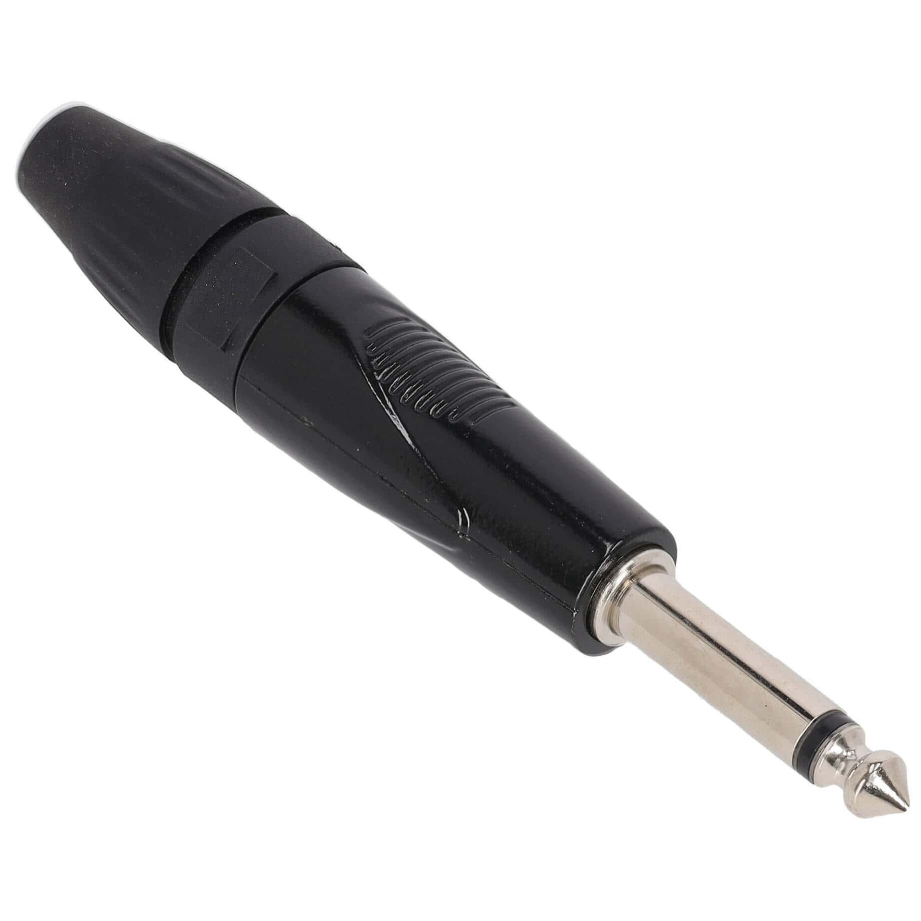 Klang Klinkenstecker 6,3mm Klinke, male, mono, gerade, black