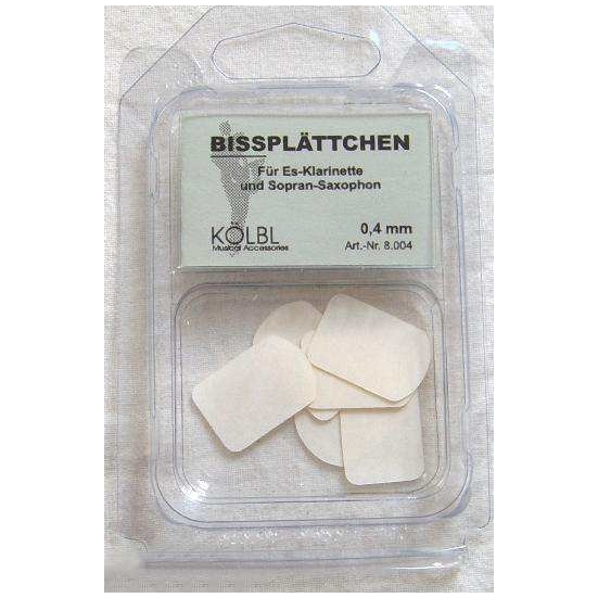 Kölbl - Kölbl Bissplatten 0,4 Stärke Kleine Grösse Transparent Packung 6 Stück
