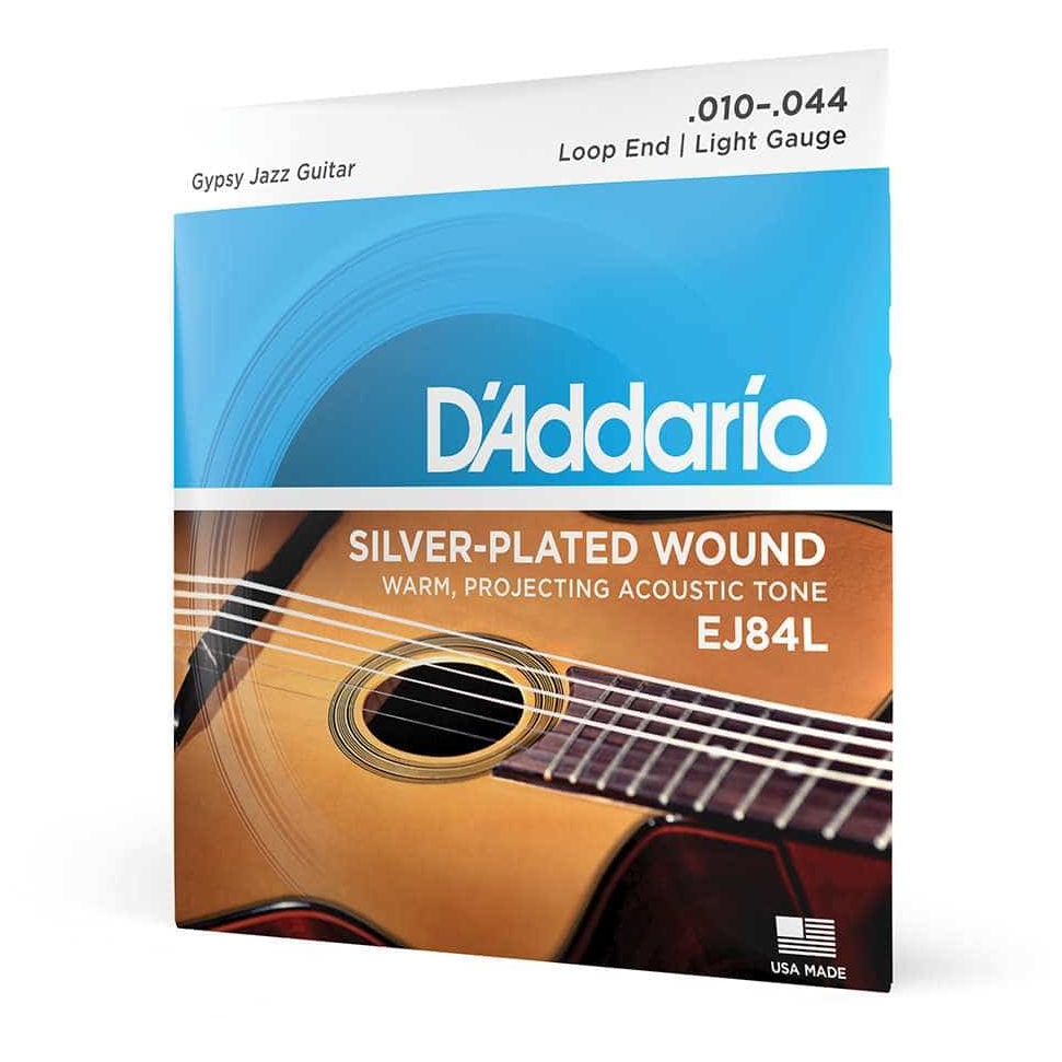 D’Addario - D’Addario EJ84L - Gypsy Jazz Acoustic, Loop End 010-044 - 4