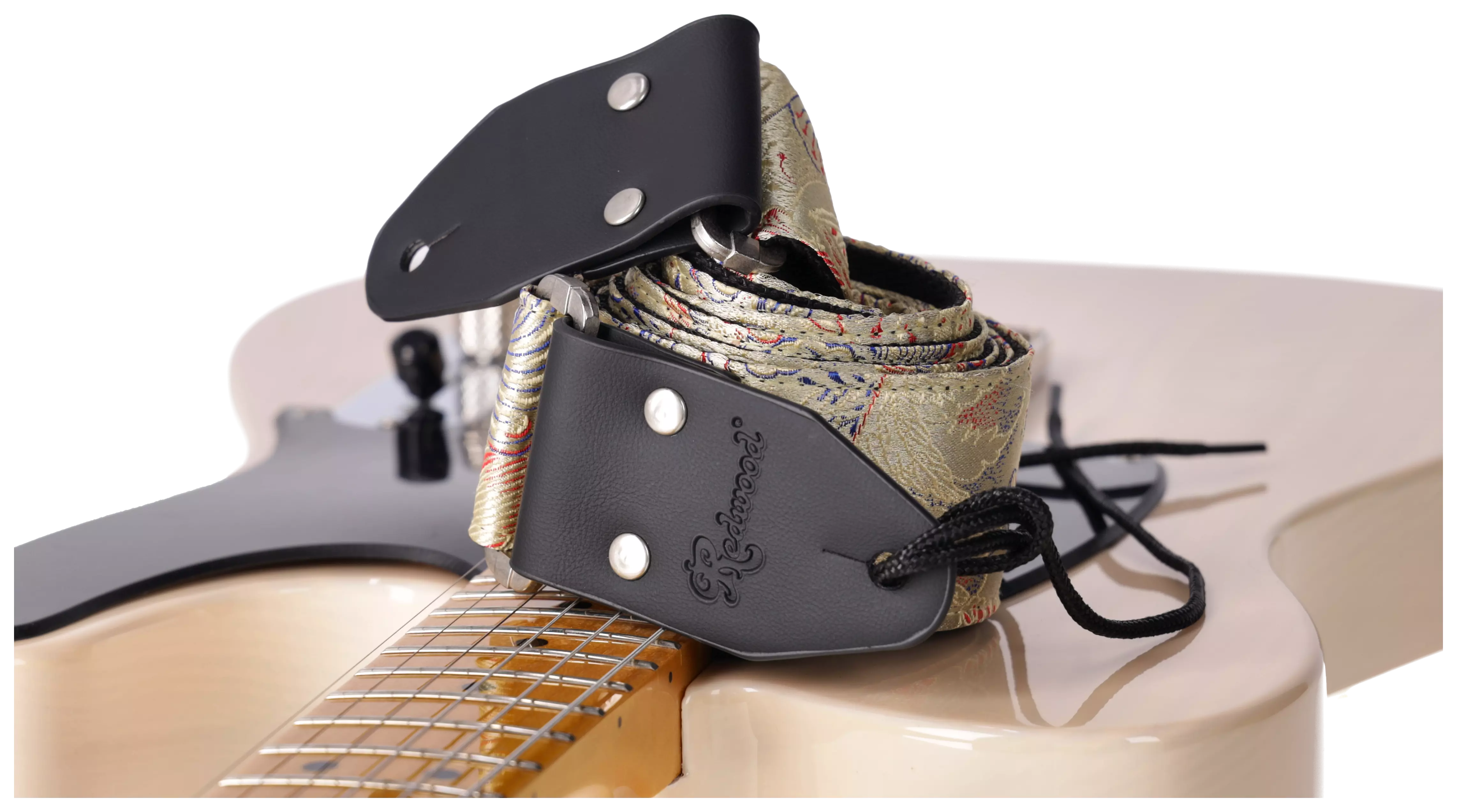 Redwood Instrument Strap Mirage Series - Golden Stairway