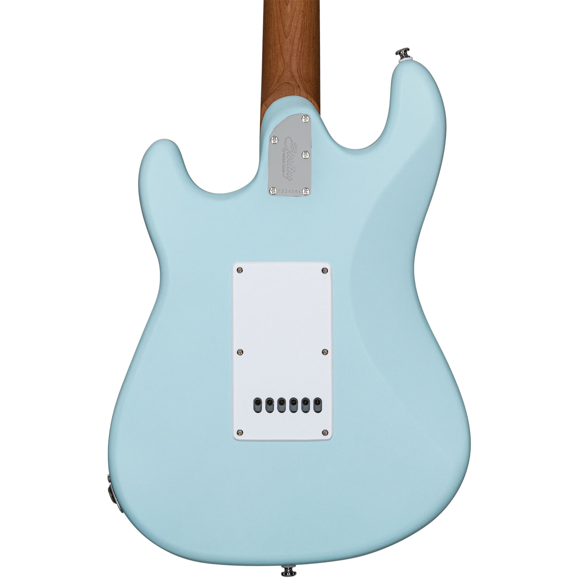 Sterling by Music Man Cutlass HSS Daphne Blue Satin 4
