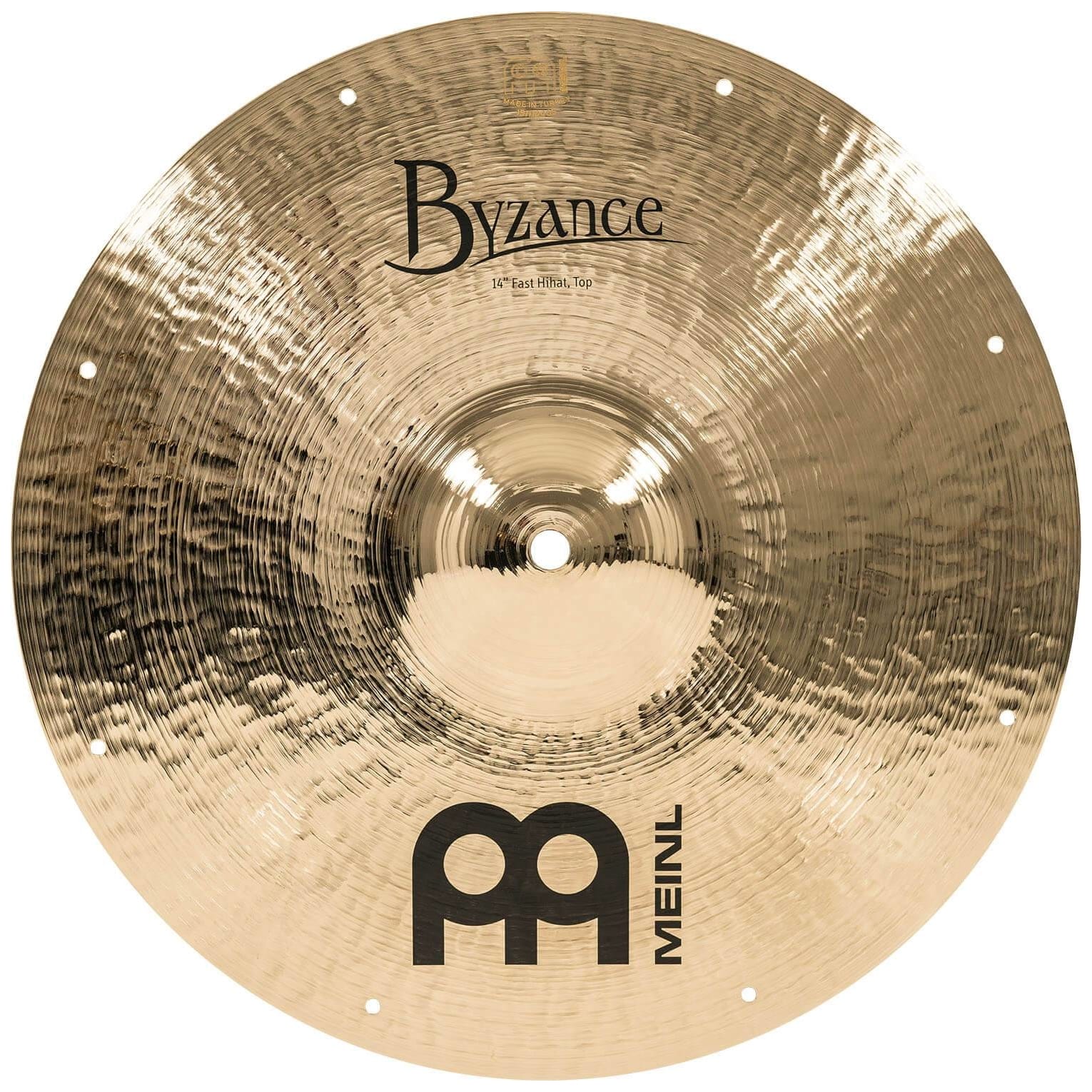 Image of Meinl cymbals b14fh  14 byzance brilliant fast hihat 10023649 4