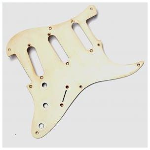 GuitarSlinger Products Pickguard 50's SC 1 Ply White Aged