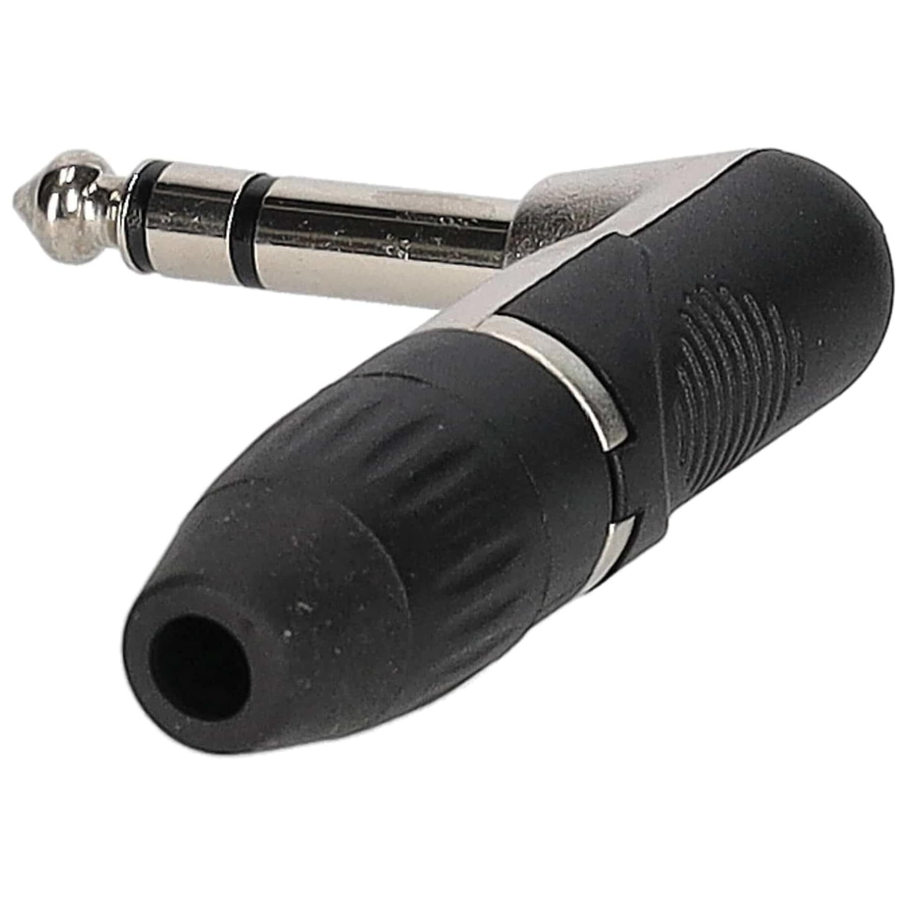 Klang - Klang Klinkenstecker 6,3mm Klinke, male, stereo, Winkel, nickel - 1