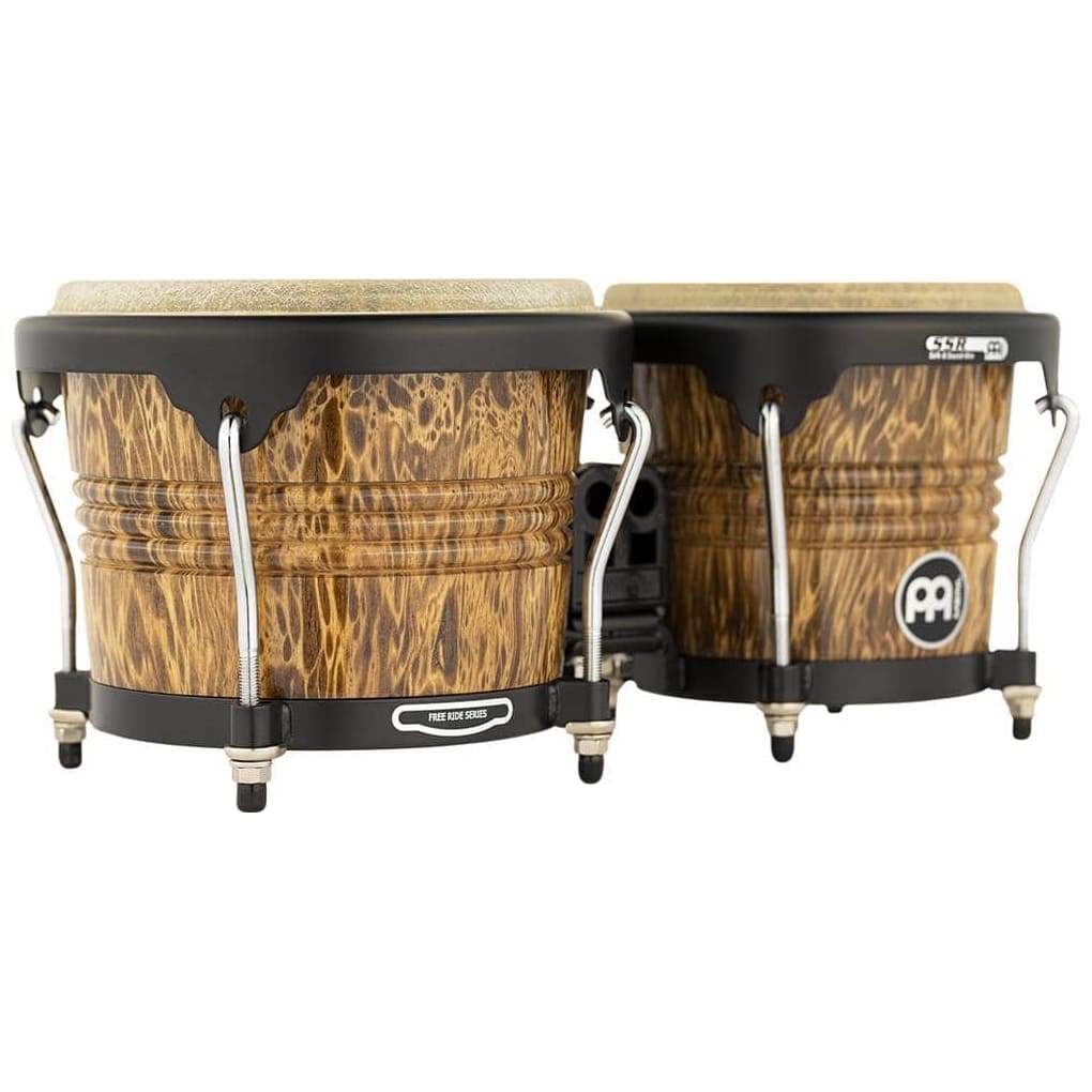 Meinl Percussion - Meinl Percussion FWB190LB - Marathon® Designer Series FWB190 Wood Bongo, Leopard Burl - 1