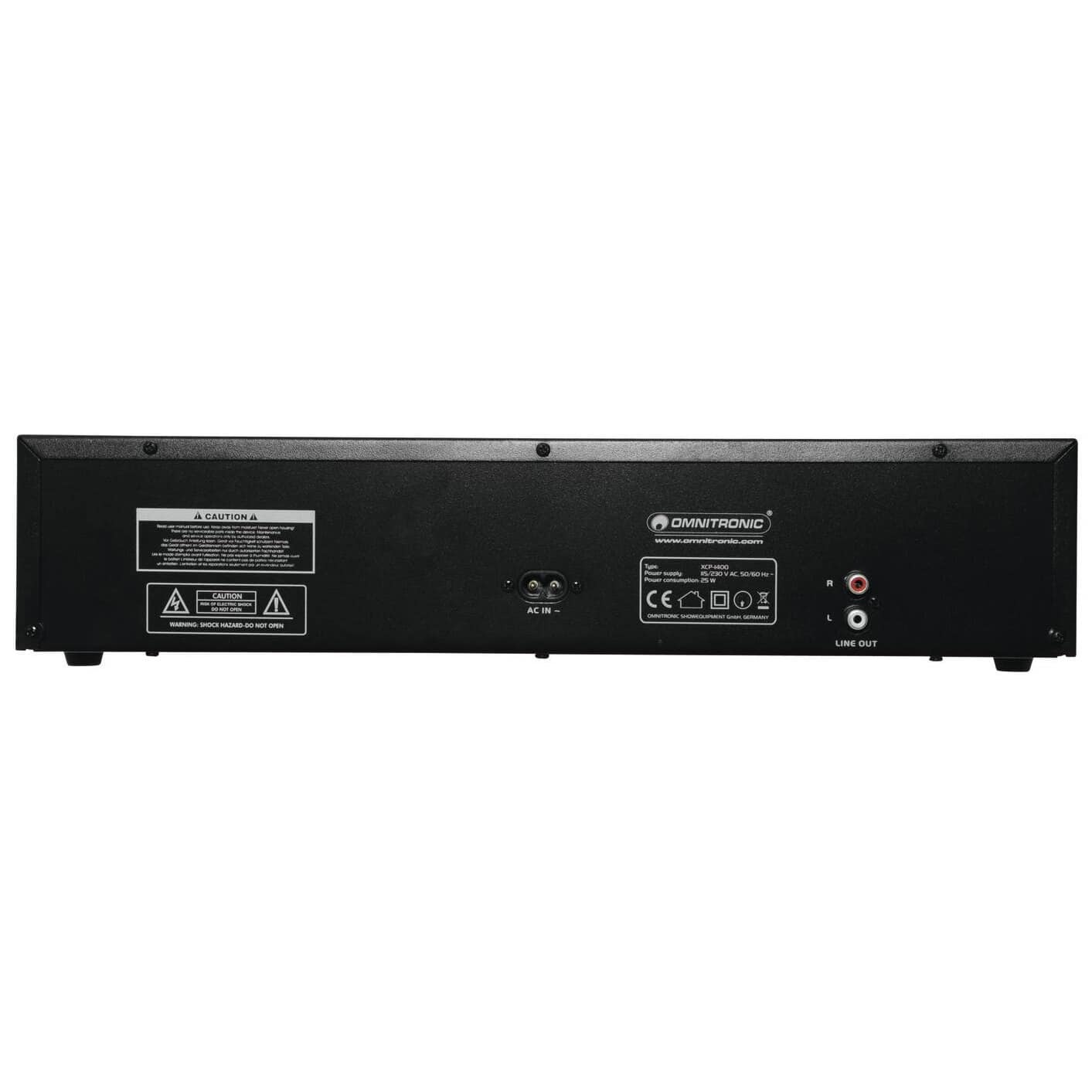 Omnitronic XCP-1400 CD-Player 1