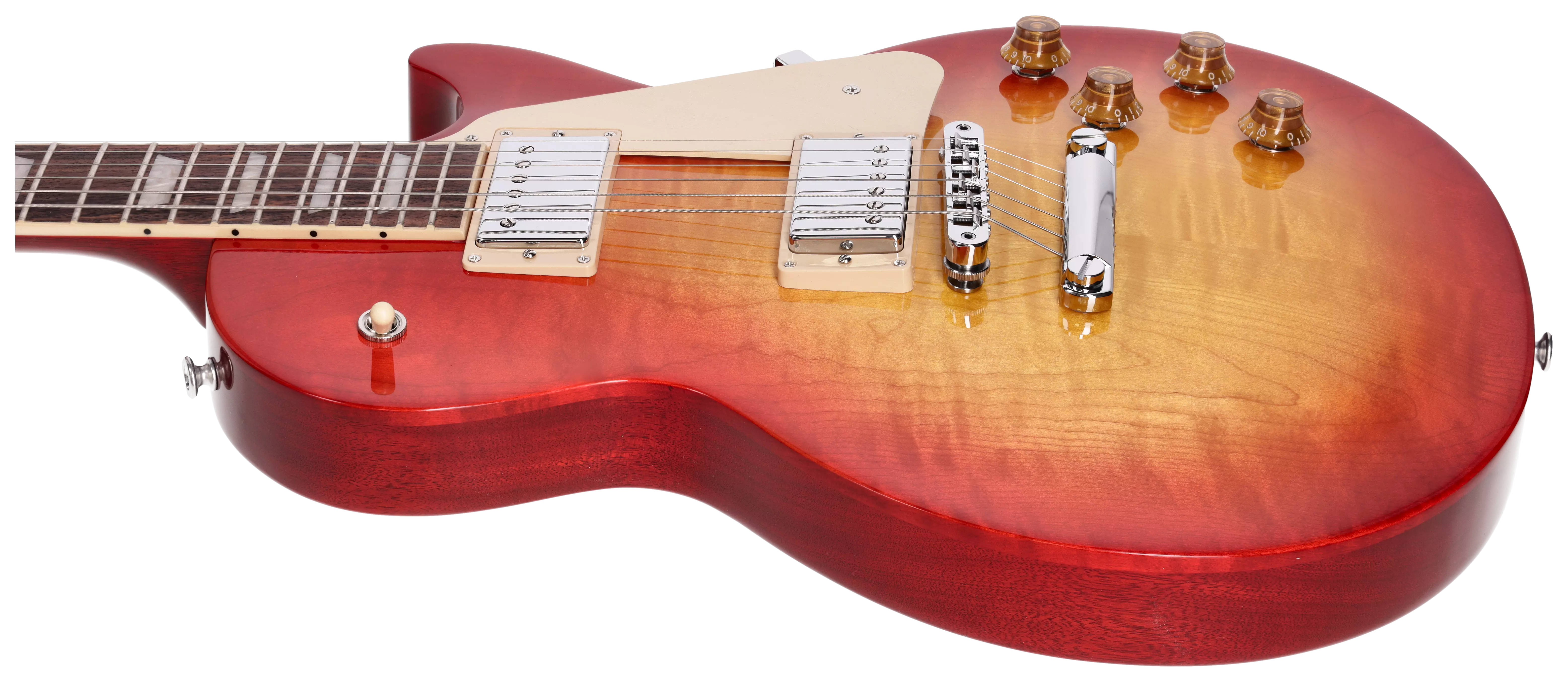 Gibson Les Paul Studio Figured Washed Cherry Sunburst 6