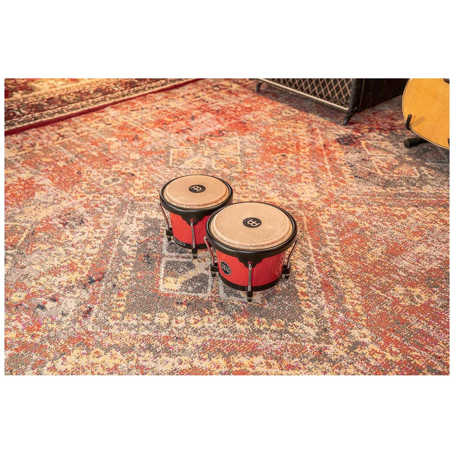 Meinl Percussion - Meinl Percussion HB50R Journey Series Bongo, Red - 9