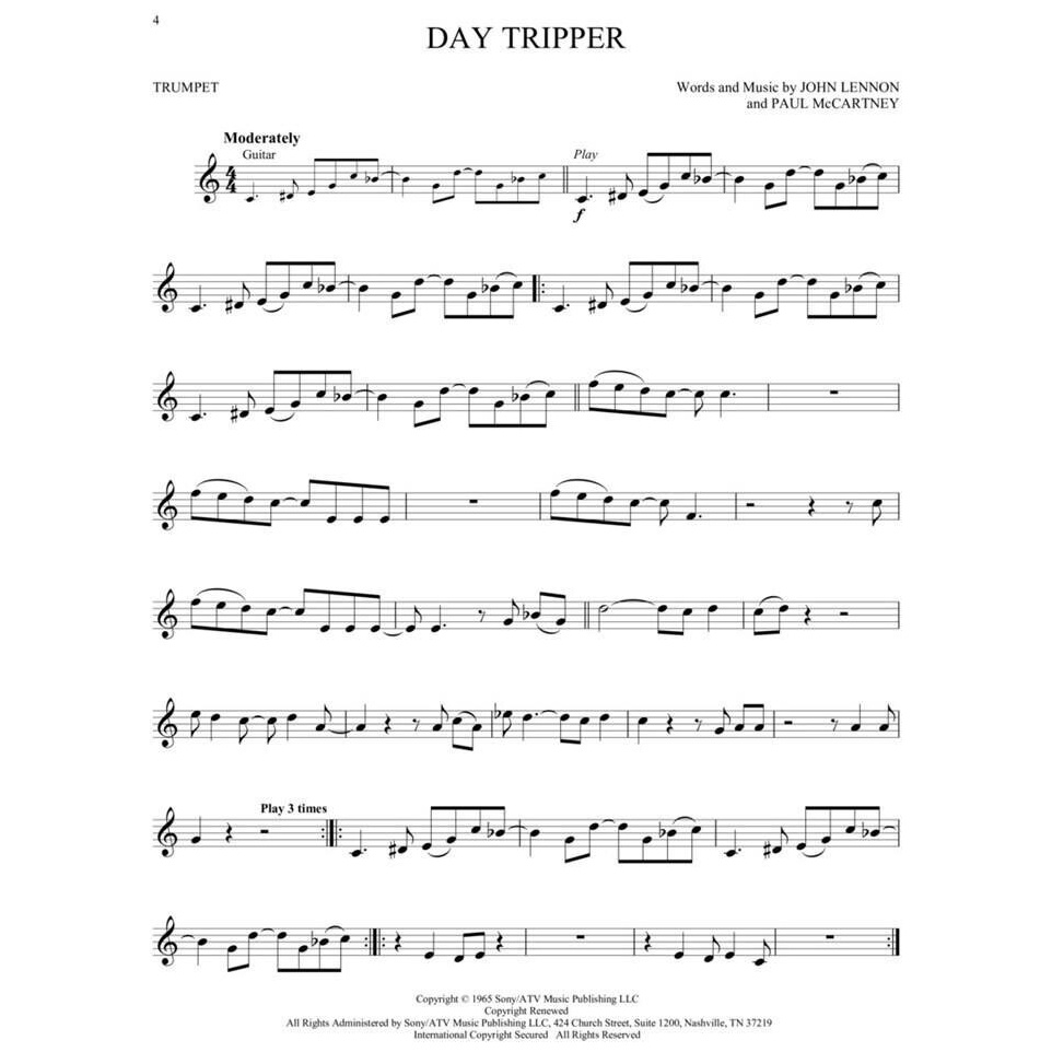 Hal Leonard The Beatles - Trumpet 2