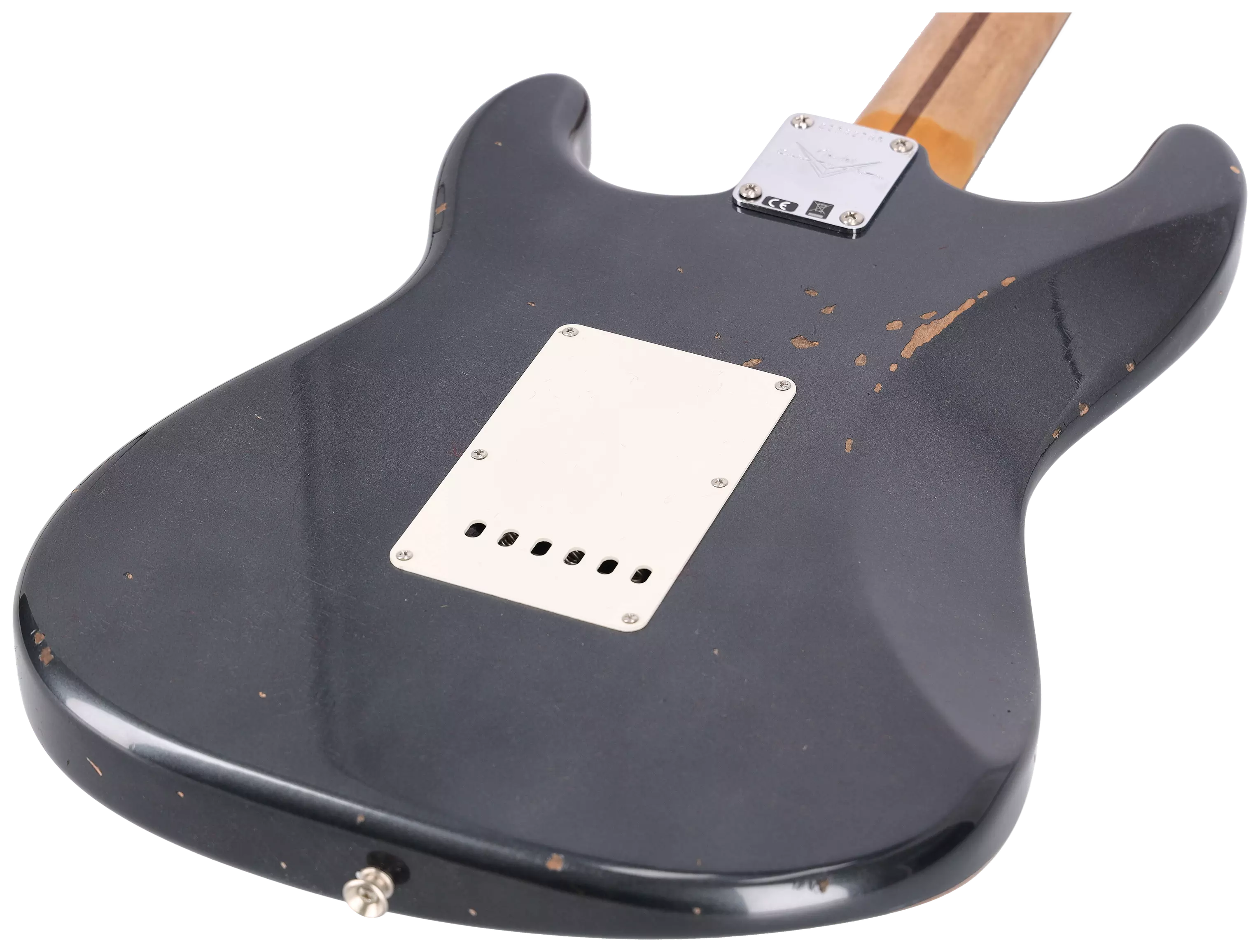 Fender Custom Shop 1963 Stratocaster Relic Aged Black Metallic 7