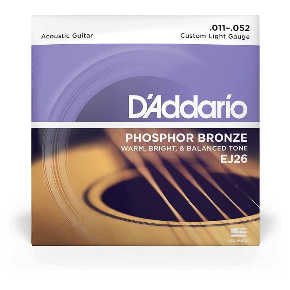 D’Addario - D’Addario EJ26 - Acoustic Phosphor Bronze 011-052