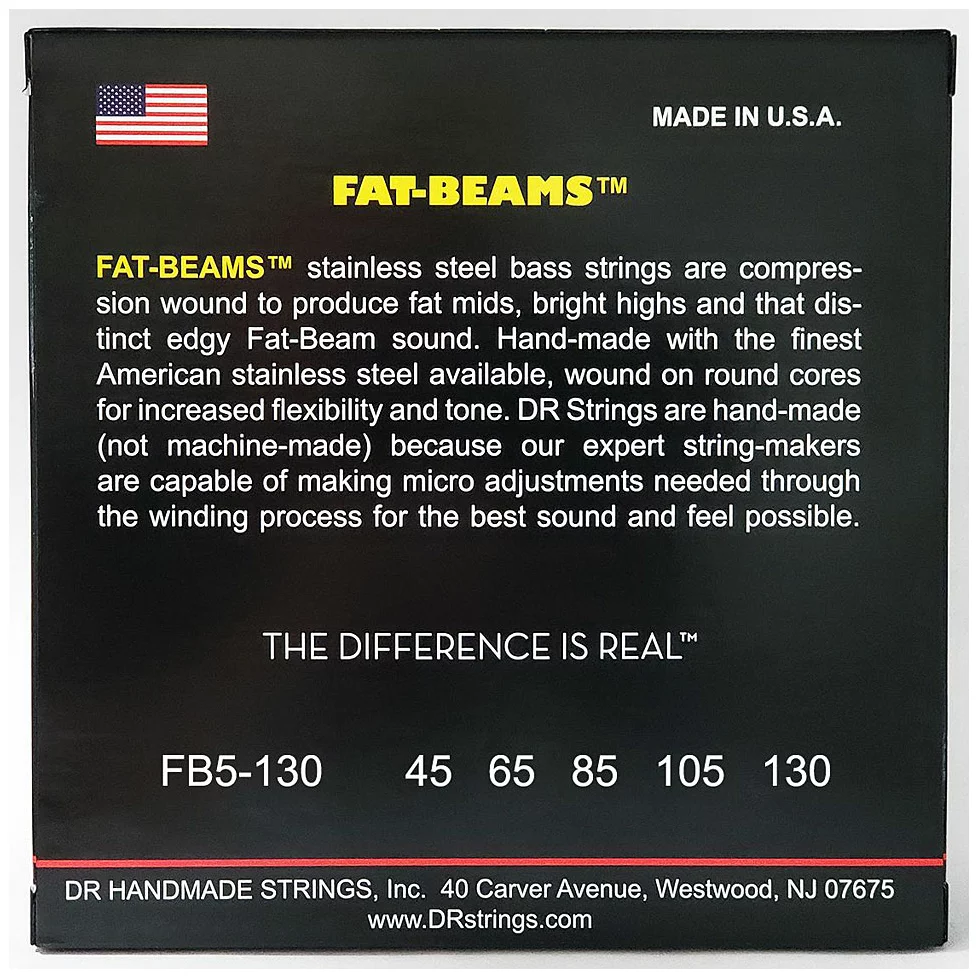 DR Strings Fat-Beams FB5-130 5-String .045-130 2