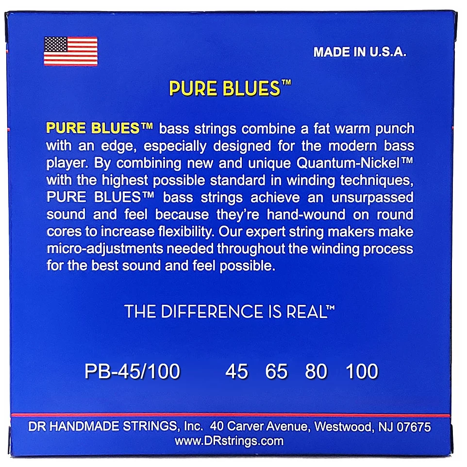 DR Strings Pure Blues PB45/100 .045-100 1