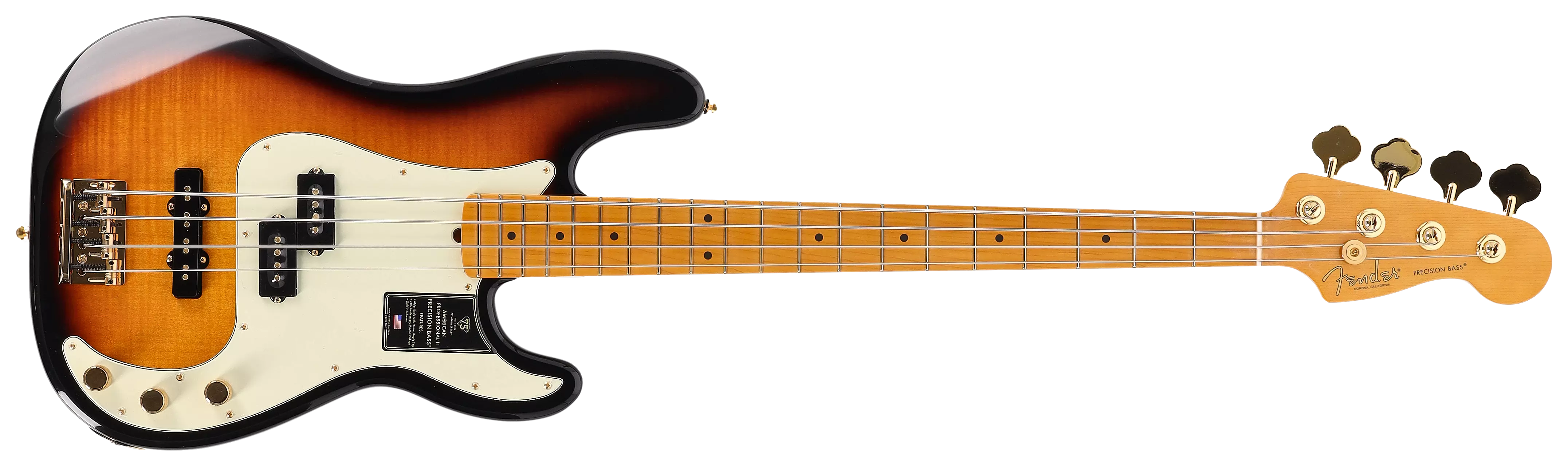 Fender 75th Anniversary American Pro II PJ Bass RW 2CS 1