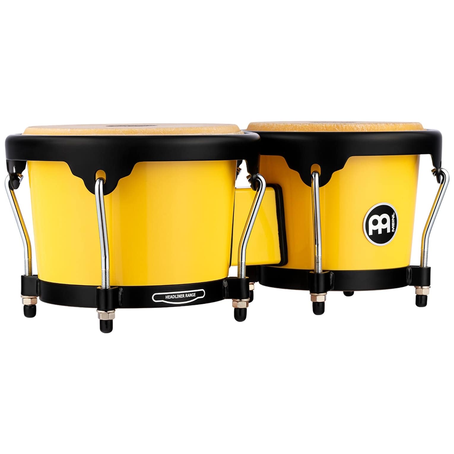 Image of Meinl percussion hb50iy journey series bongo, illuminating yellow 10026801 2
