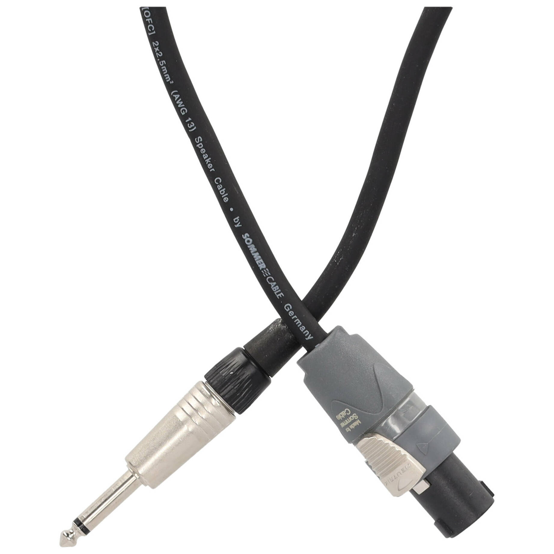 Sommer Cable ME21-225-0250-SW Twinaxial Meridian 2,5 Meter Lautsprecherkabel 2