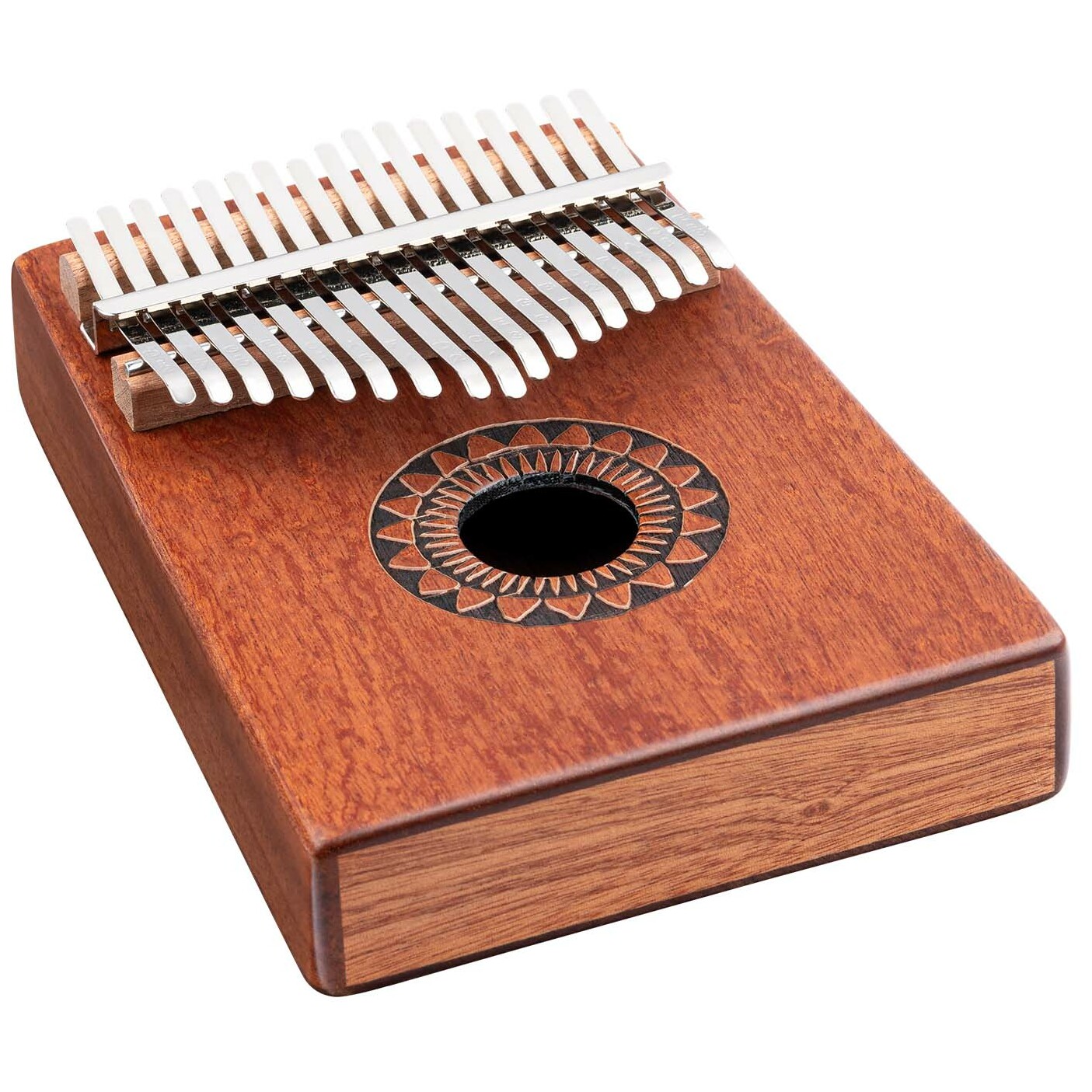 Meinl Percussion KA17SU - Sound Hole Designer Kalimba, Sun 1