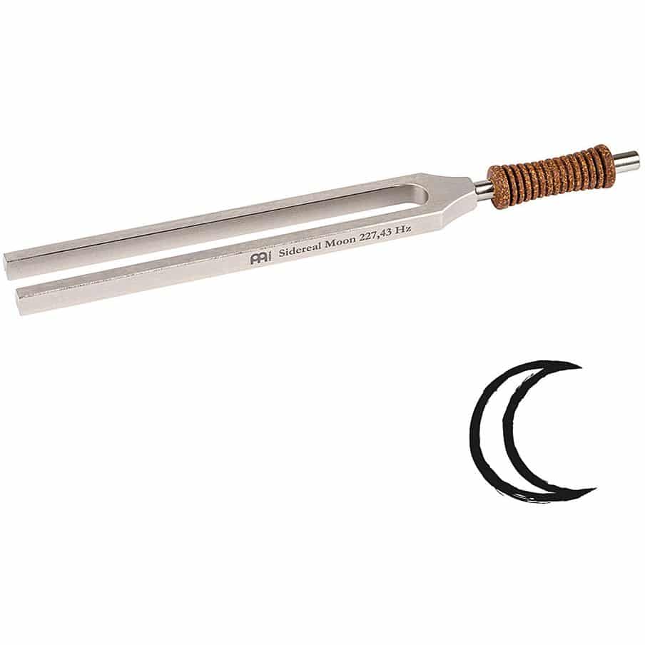 Meinl Cymbals Planetary Tuned Therapy Tuning Fork TTF-M-SI Sidereal Moon 3