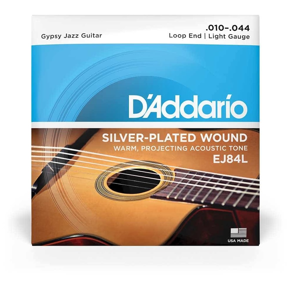 D’Addario - D’Addario EJ84L - Gypsy Jazz Acoustic, Loop End 010-044