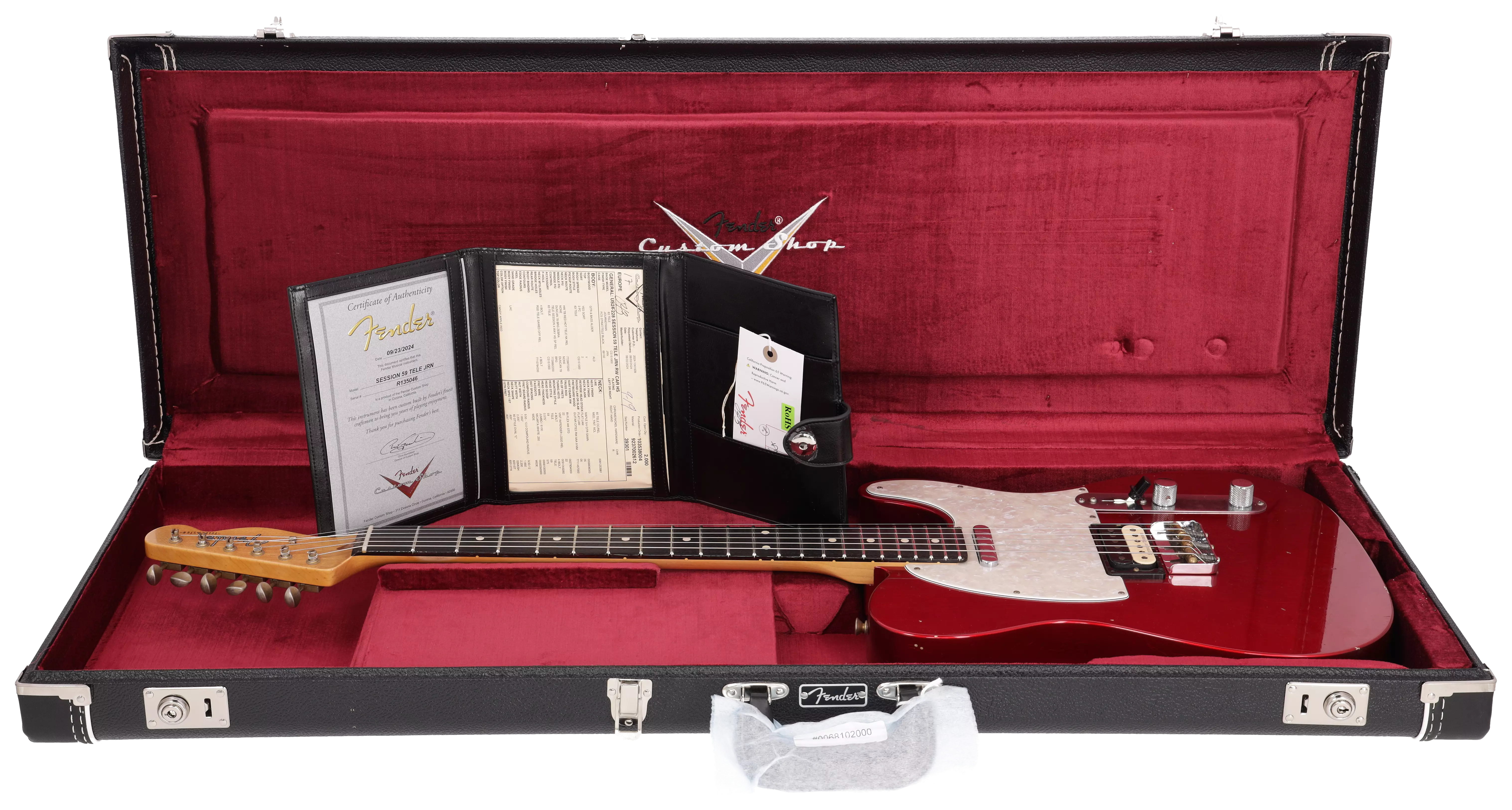 Fender Custom Shop 1959 Hot Rod Tele HS JRN RW CAR Dealer Select #6 17