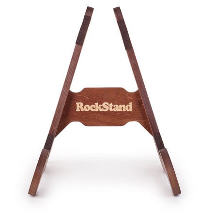 RockStand Ply Wood A-Frame Stand Dark Brown Finish 2