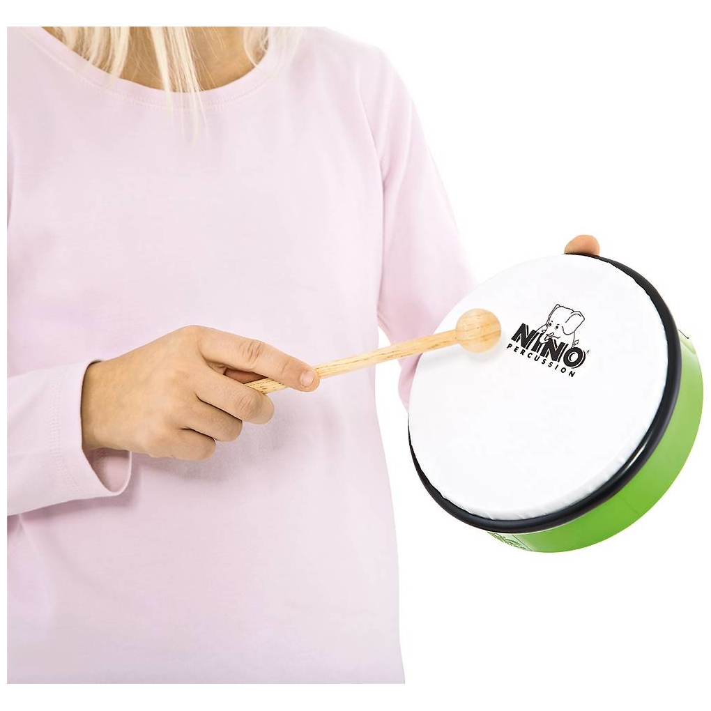 Nino Percussion - Nino Percussion 6 ABS Hand Drum, Grass-Green - 1