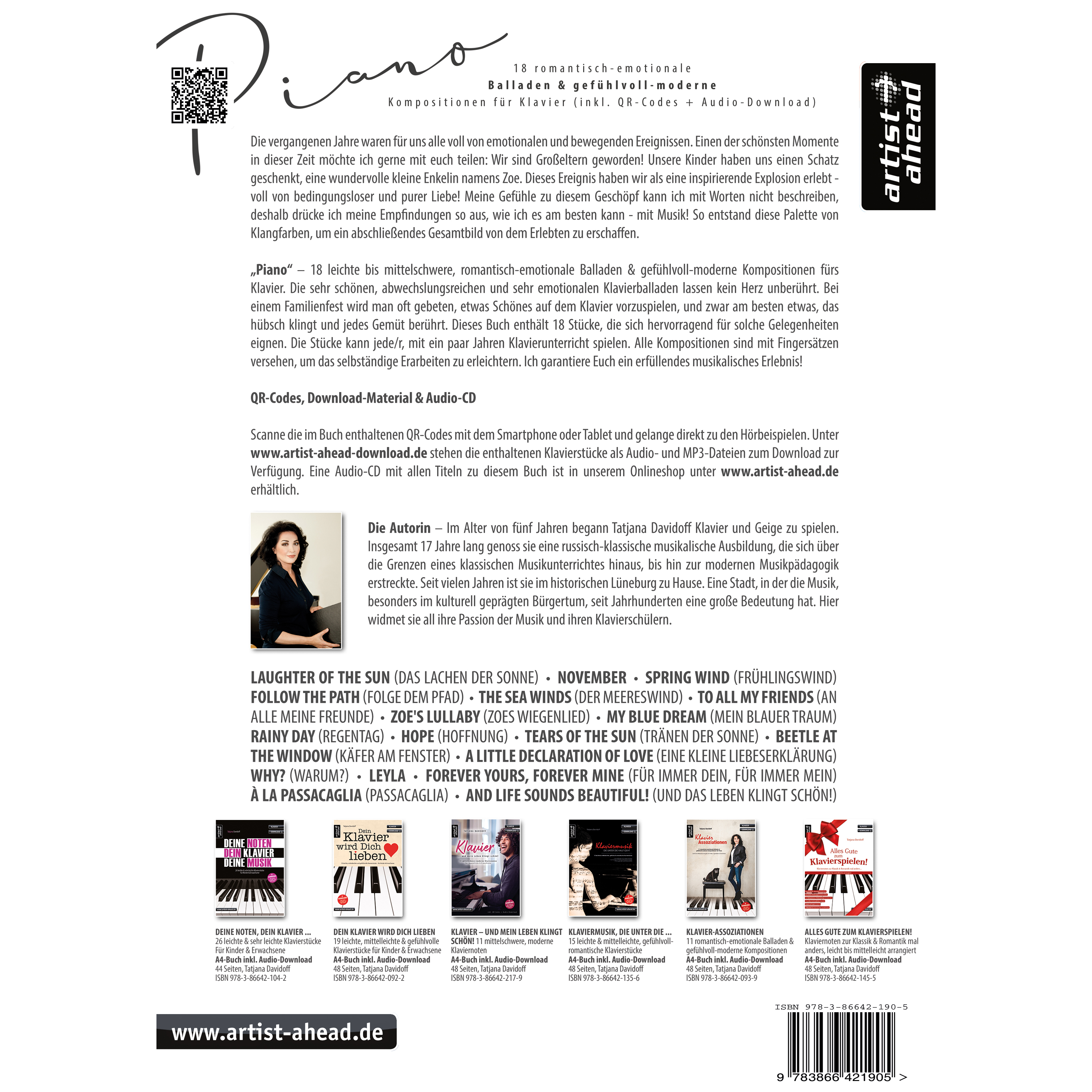 Artist Ahead Piano - Tatjana Davidoff 1