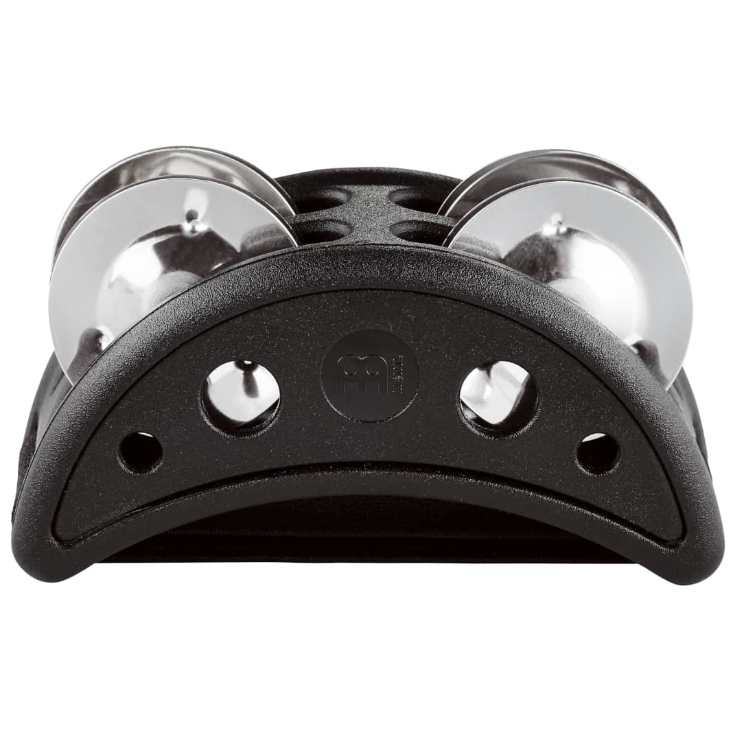 Meinl Percussion - Meinl Percussion CFJS2S-BK - Compact Foot Tambourine