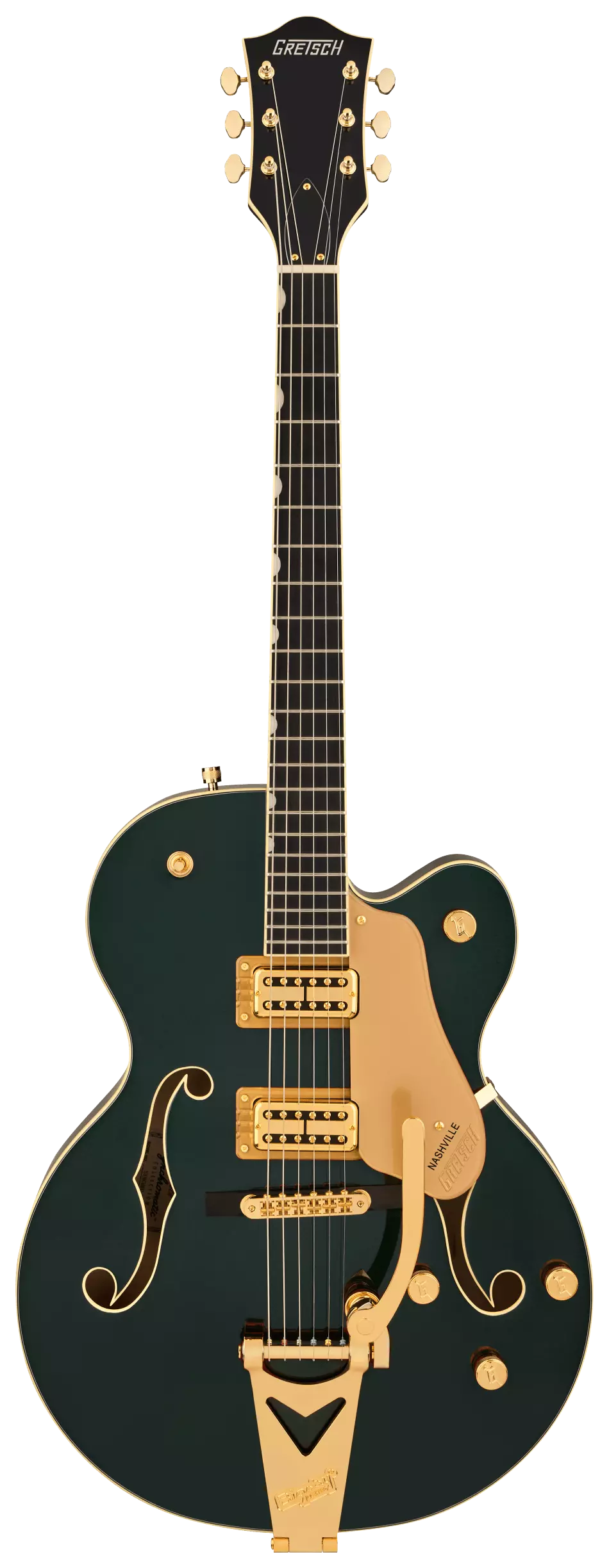 Gretsch Synchromatic Nashville Hollow Body SC Bigsby EB Cadillac Green 5