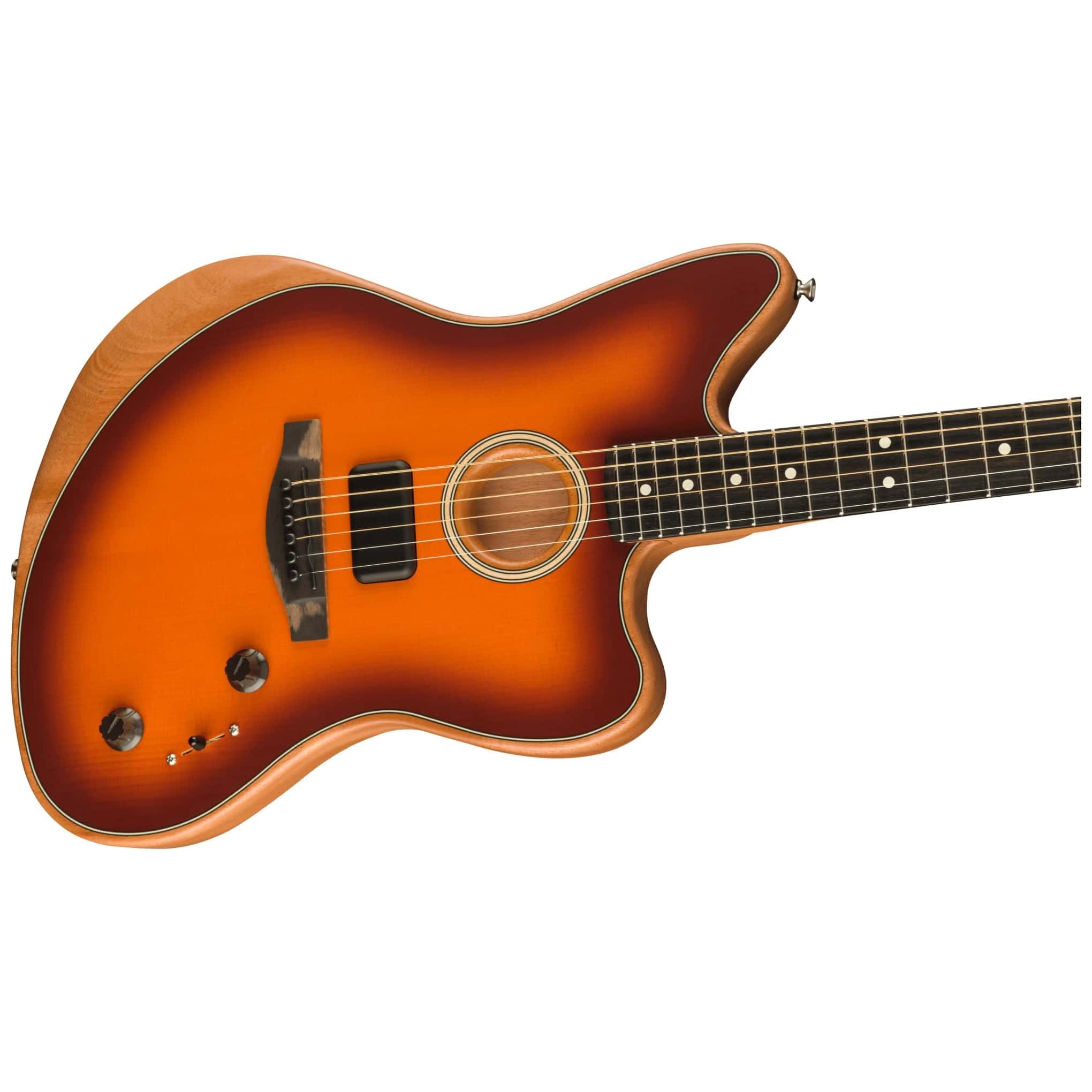 Fender - Fender American Acoustasonic Jazzmaster Tobacco Sunburst - 3